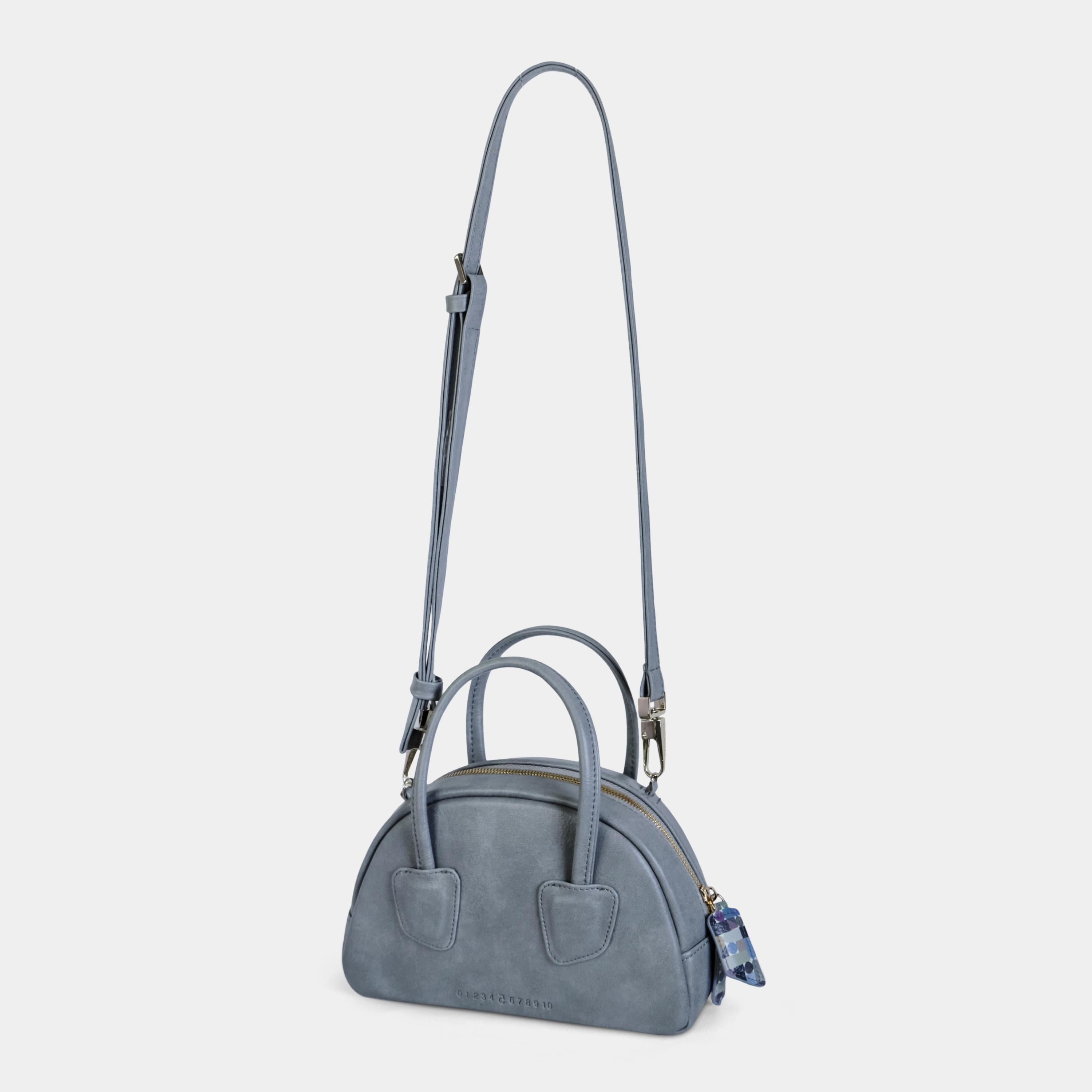 Bag TACOS Medium size (M) in Cement Blue - Art Edition