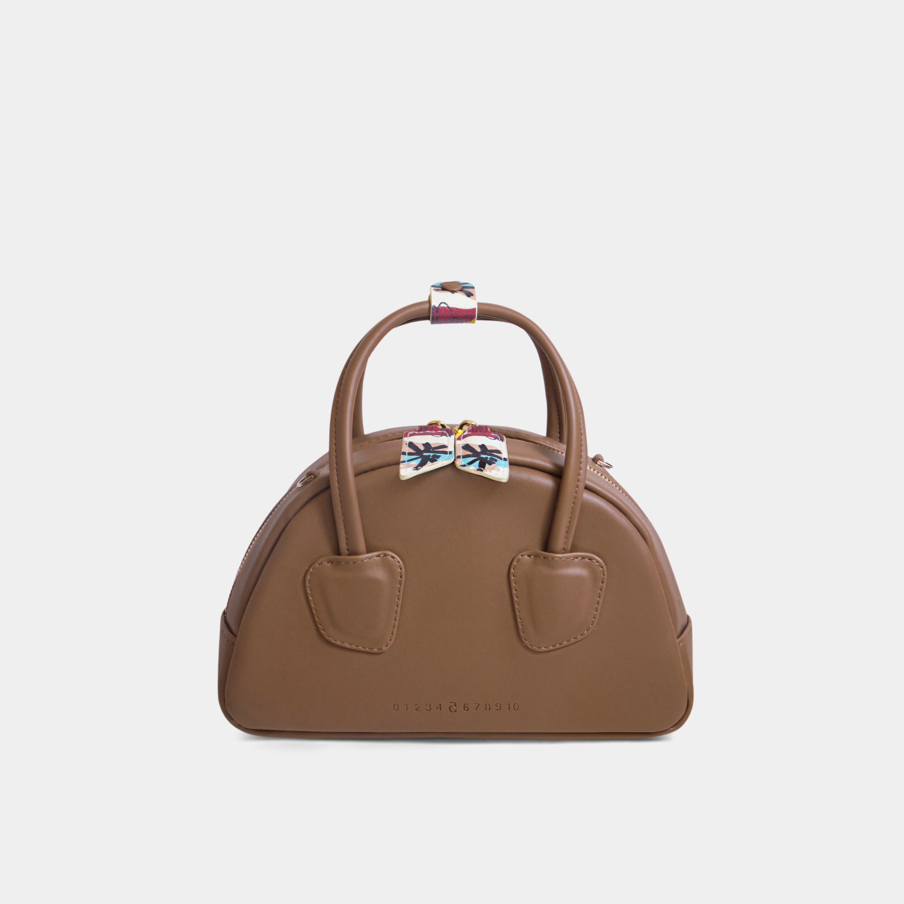 Bag TACOS Medium size (M) in Brown Sugar - Art Edition