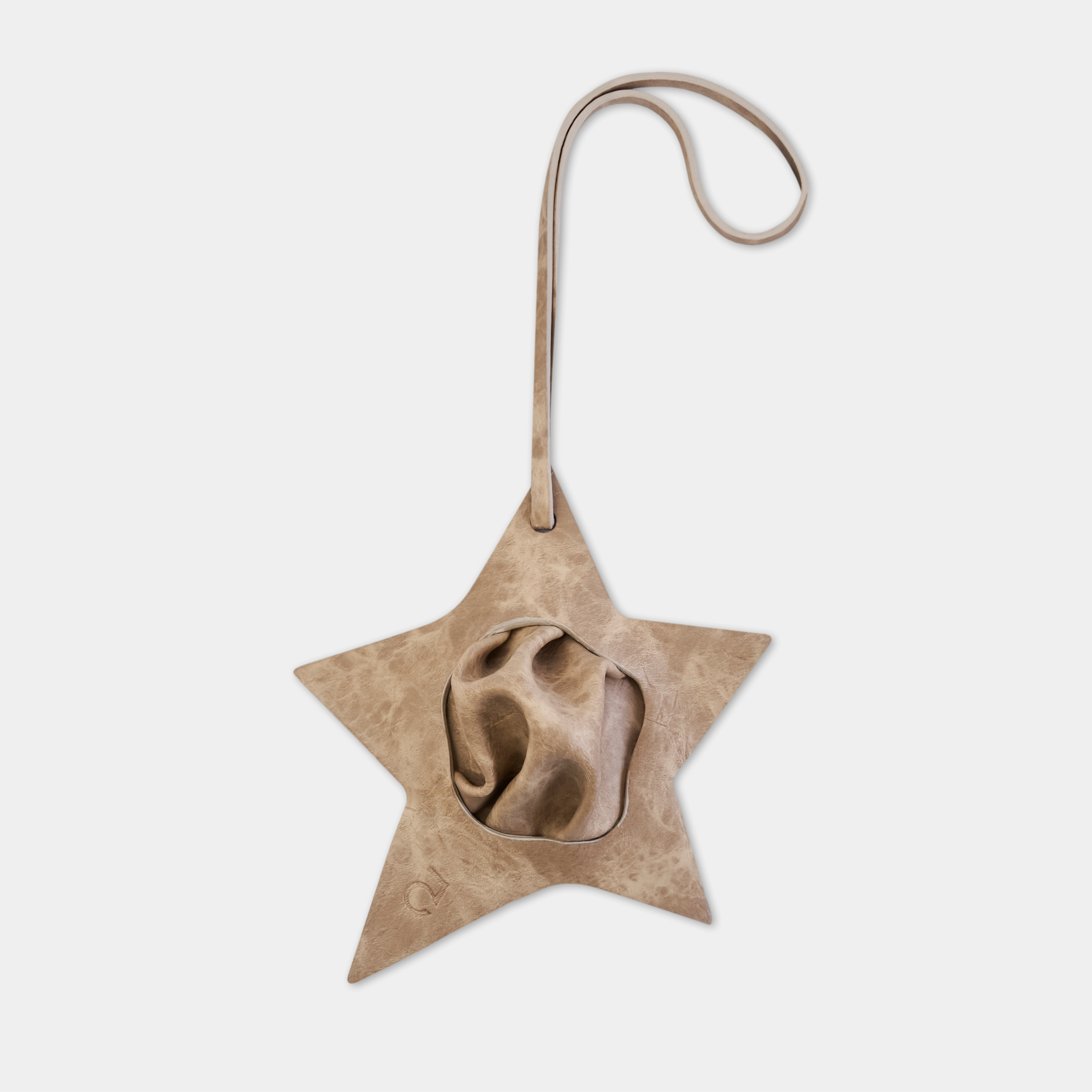 Charm Phụ kiện Ngôi sao Zigzag màu Beige Cát