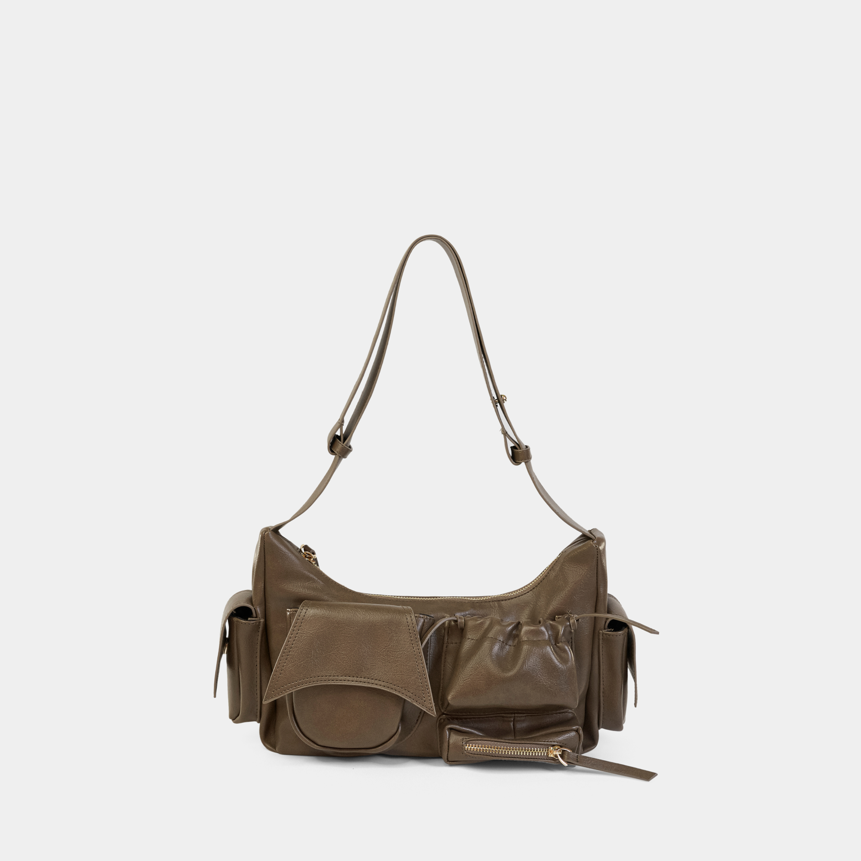 Túi xách C5-Pocket size (M) màu Beige Tối