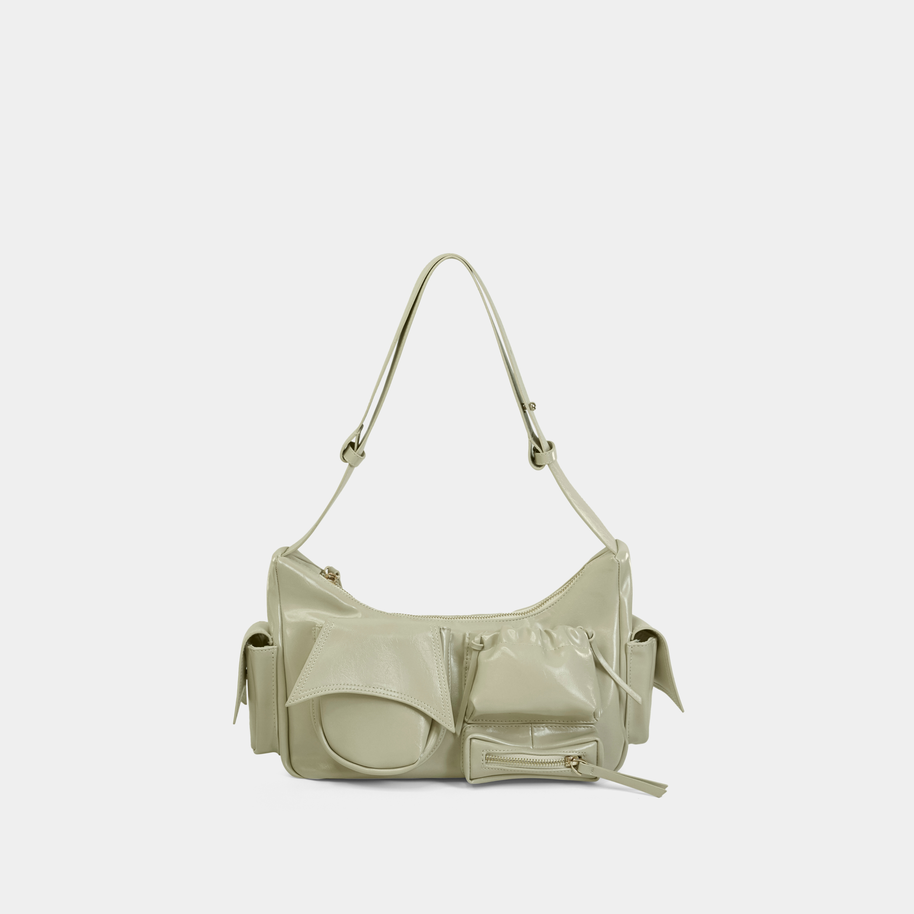Túi xách C5-Pocket size (M) màu Trắng kem