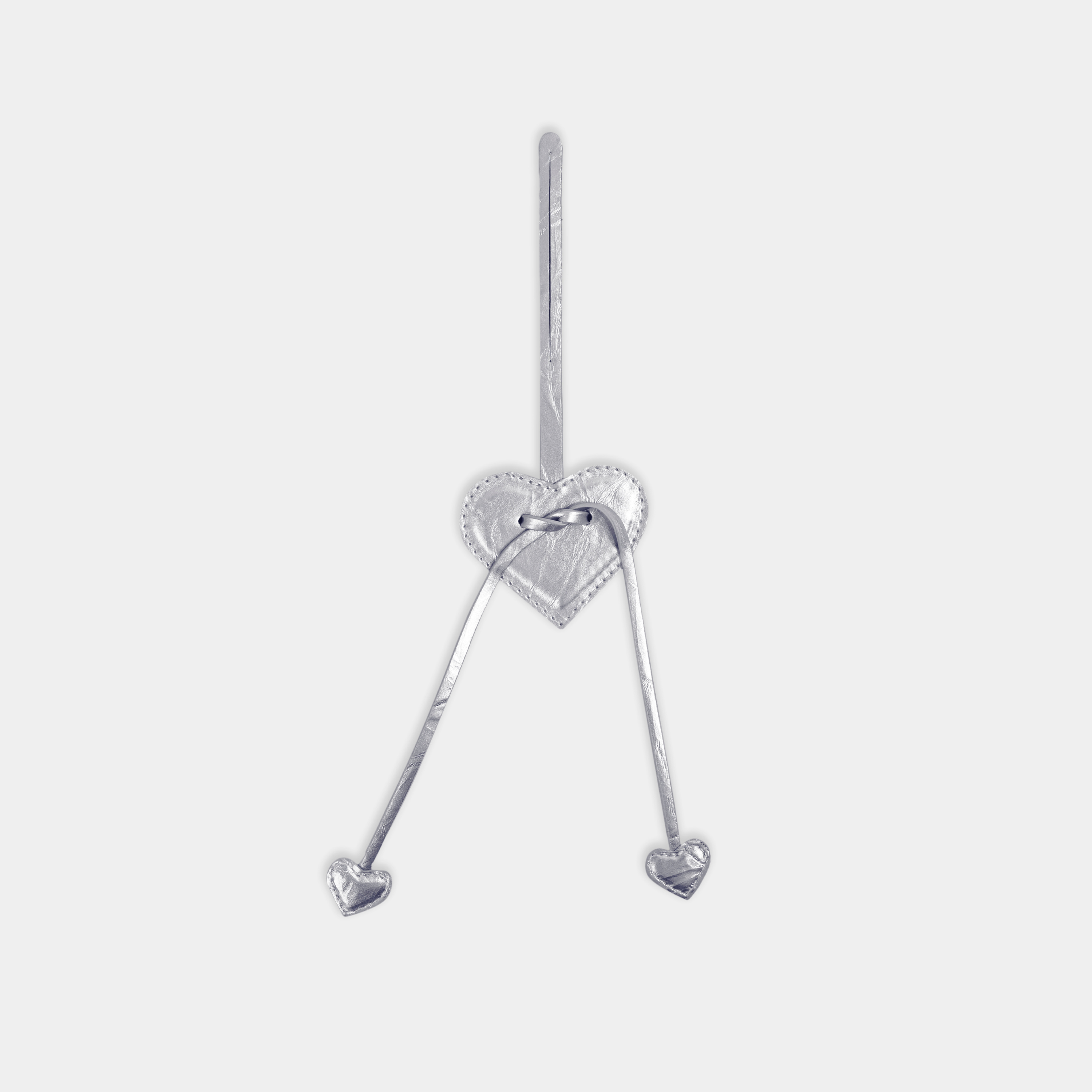 Accessory 3-Heart Charm in Sliver