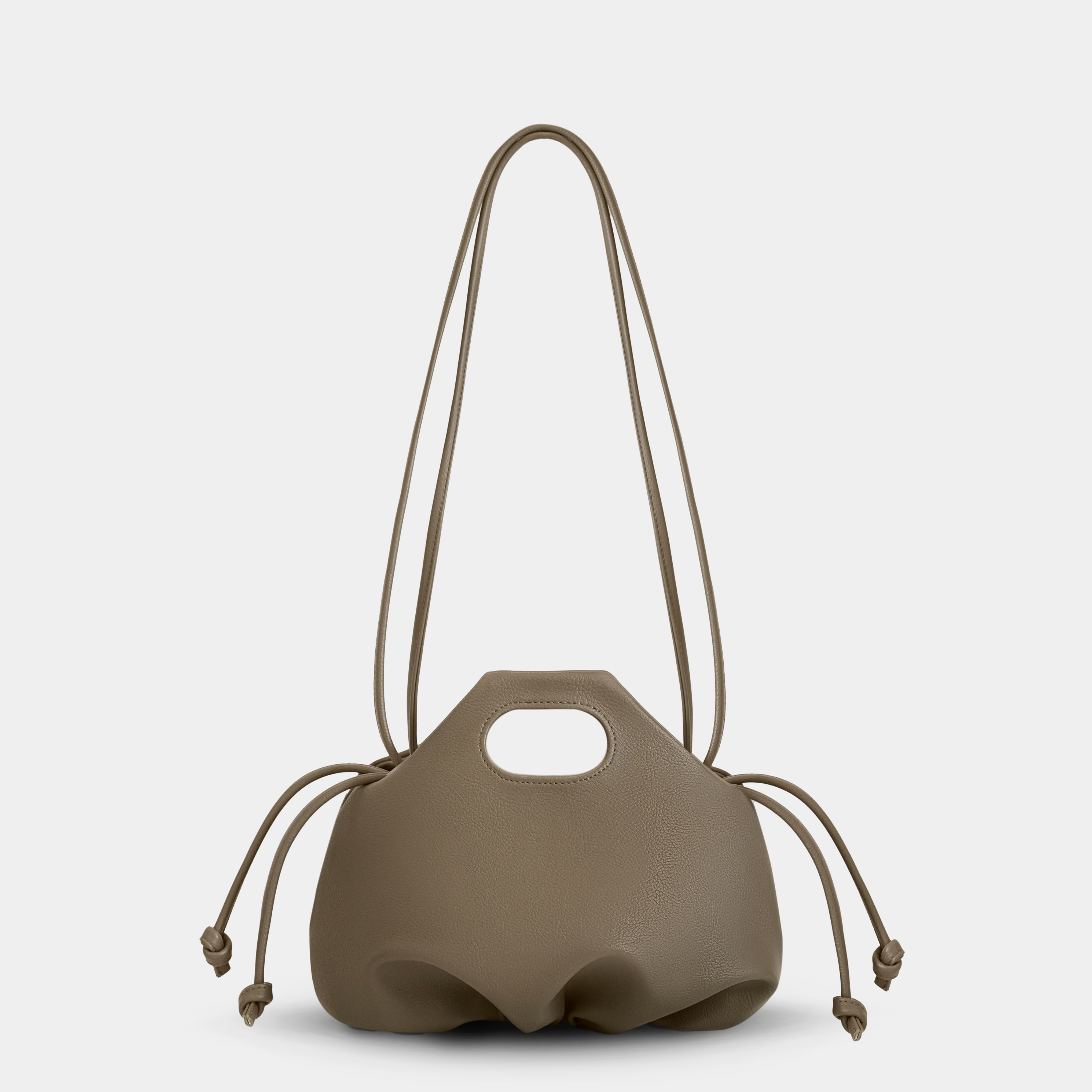 Bag Flower Medium 2 Size (M) in Dark Beige