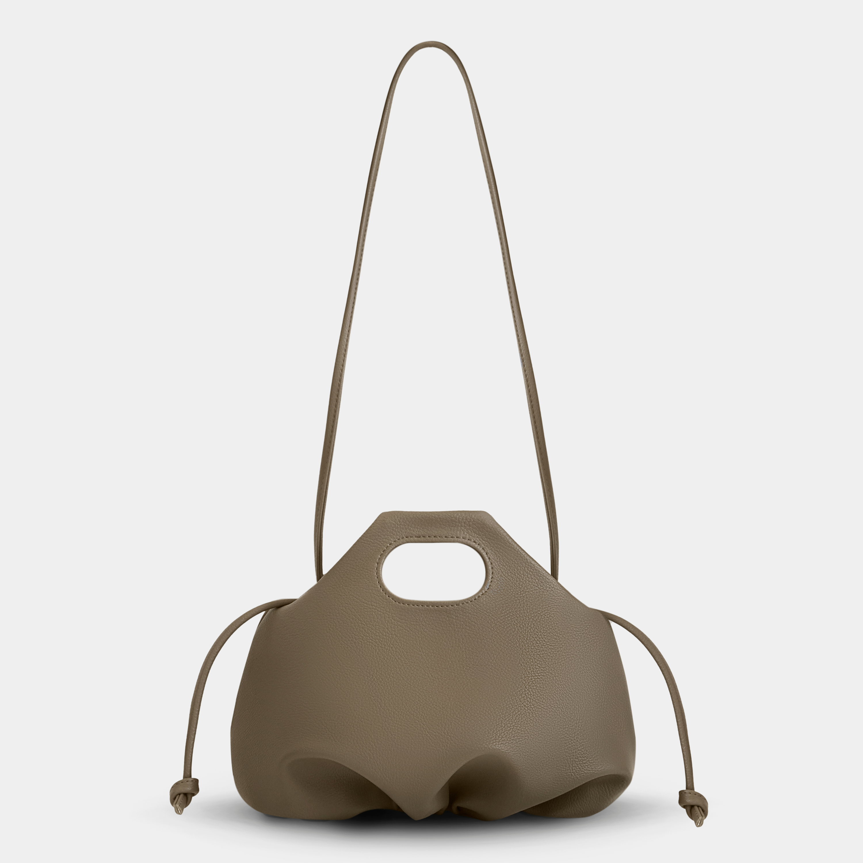 Bag Flower Medium 2 Size (M) in Dark Beige