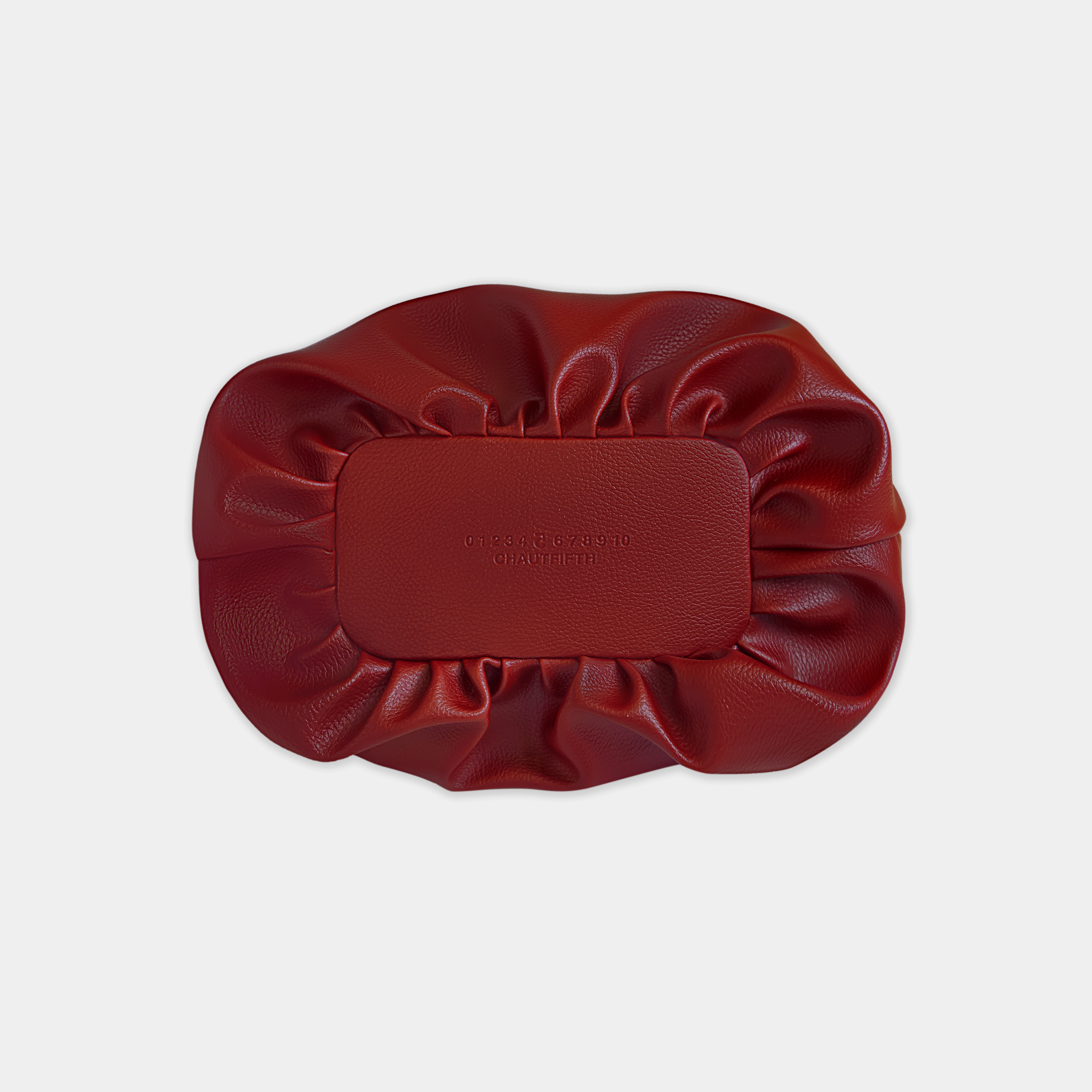 Túi xách Flower M (Medium) 2 DÂY màu Đỏ vân hạt