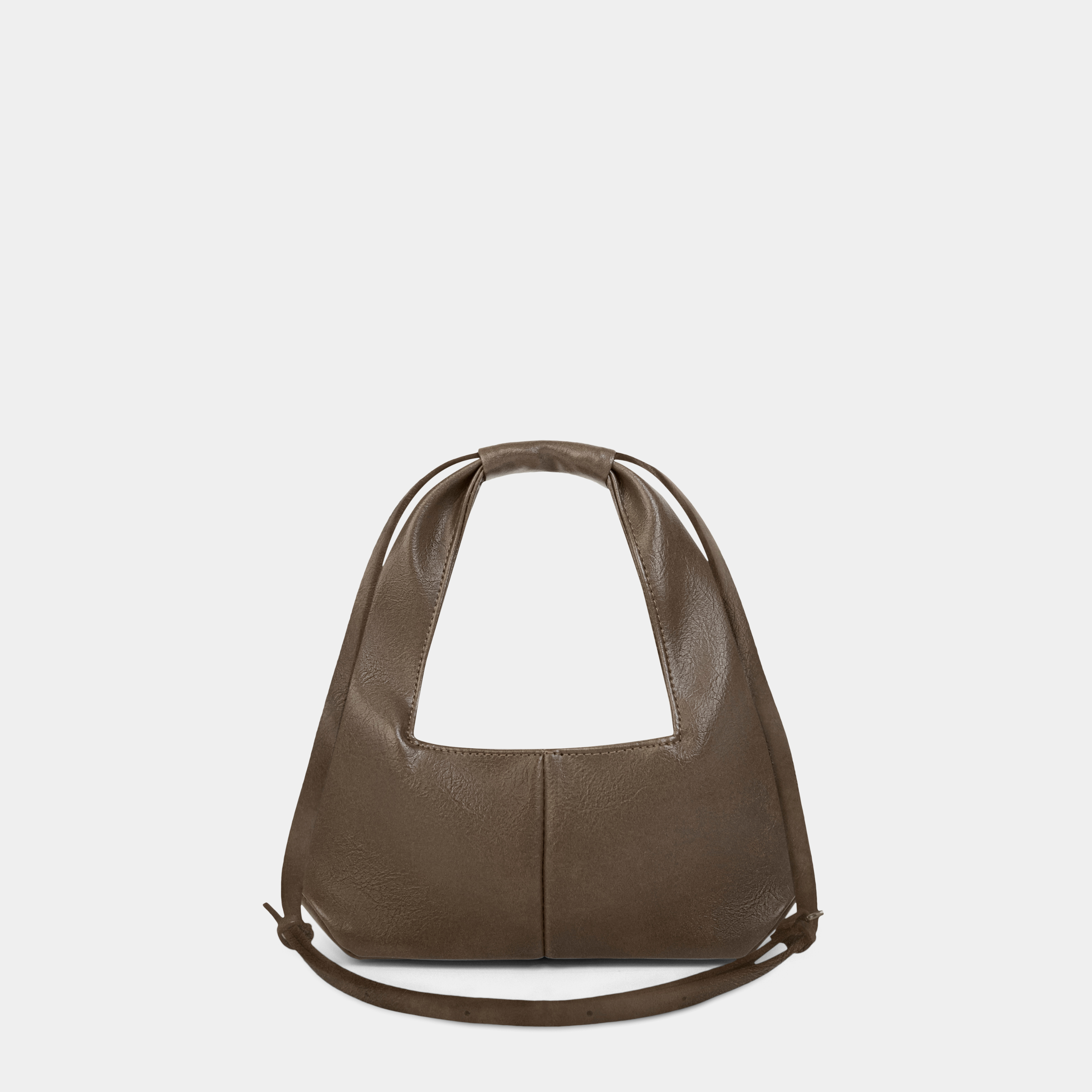 Túi xách hobo C2-pocket Mini màu Beige tối