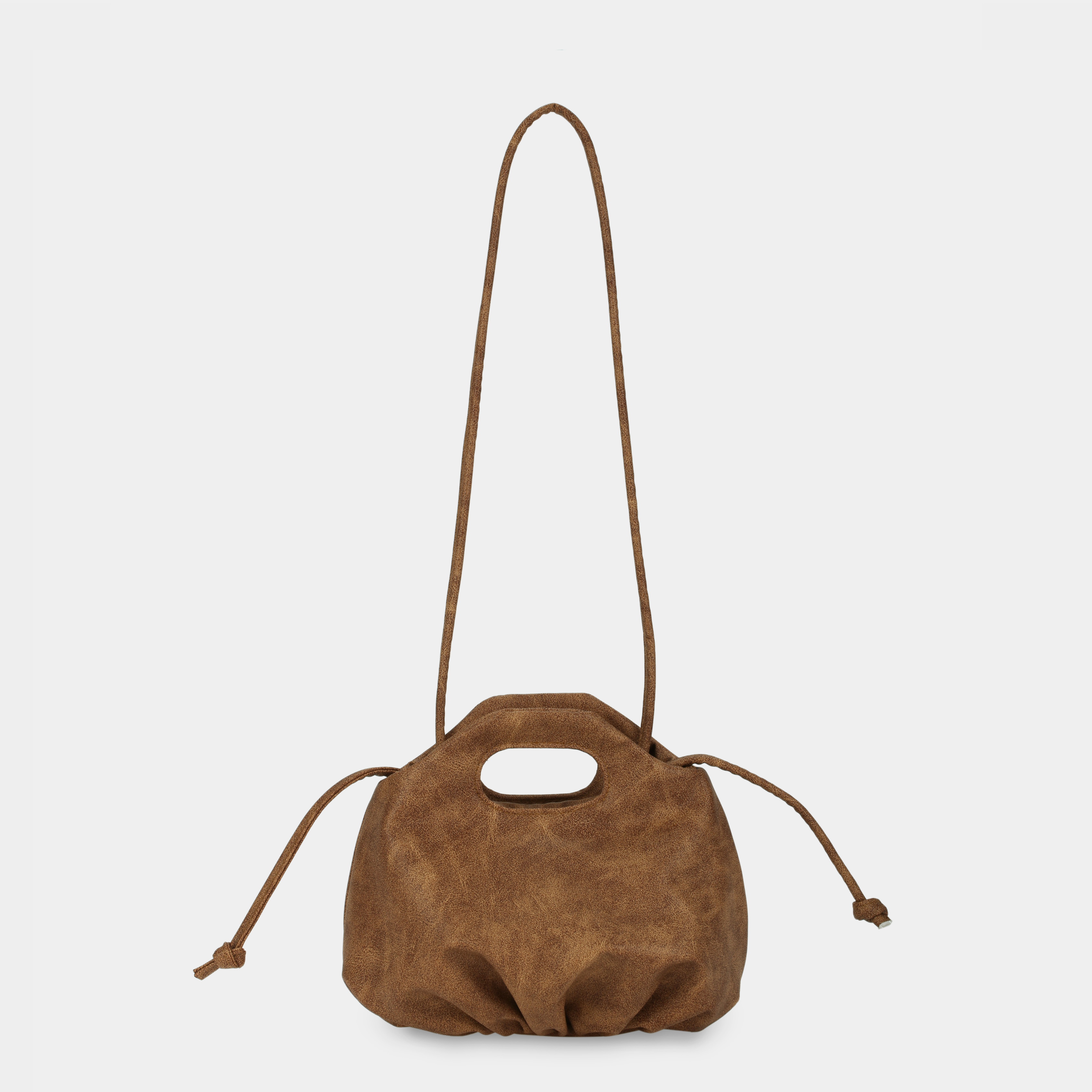 Bag Mini Flower in Dotted Brown