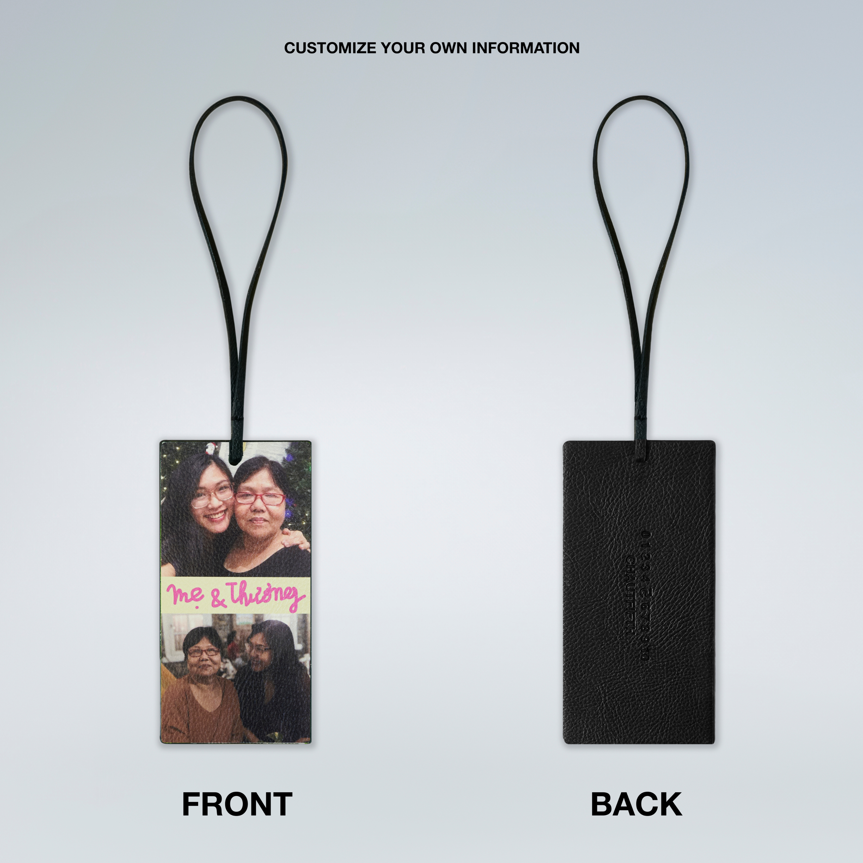 Your Own Flight Ticket Tag