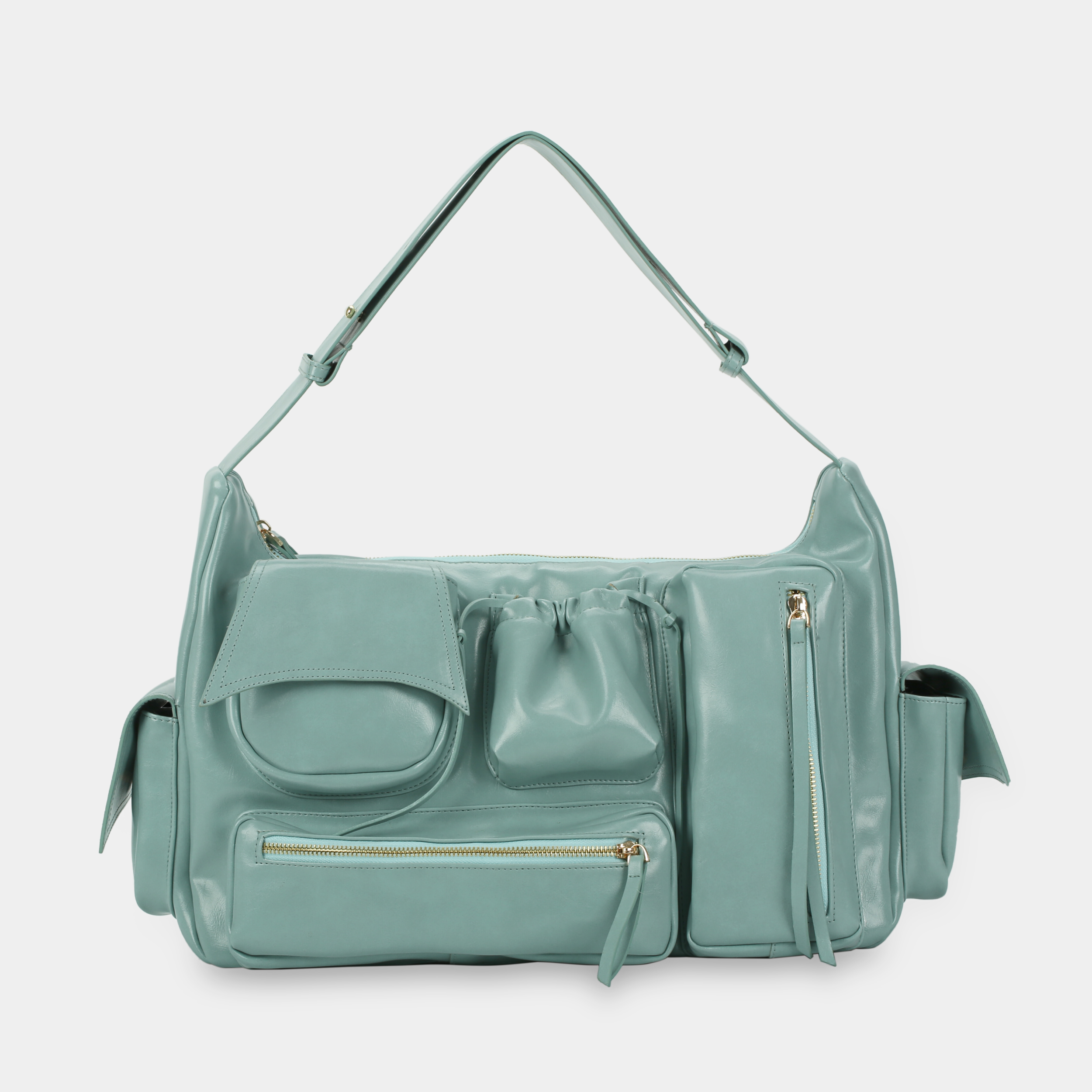Bag C6-Pocket Laptop size (L) in Blue Pastel