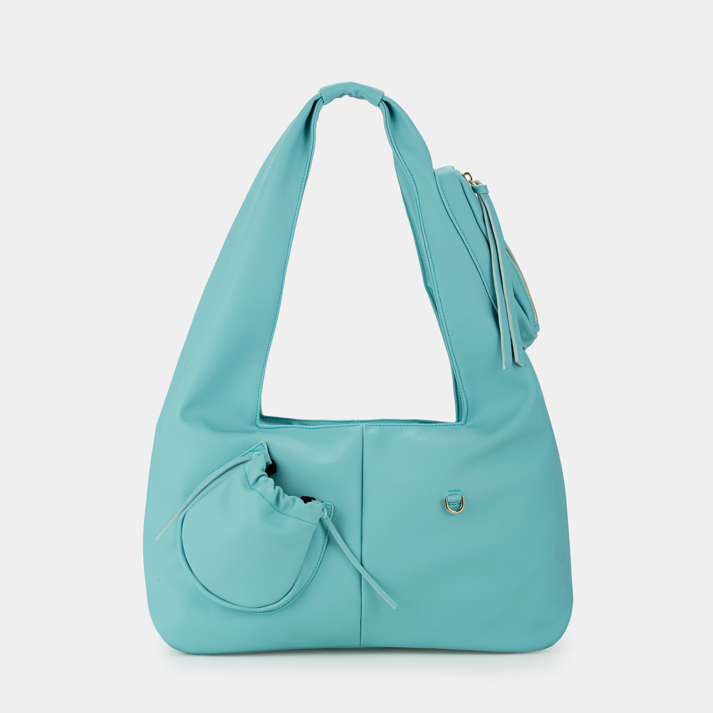 Bag C2-Pocket Hobo Laptop size (L) in Light Blue