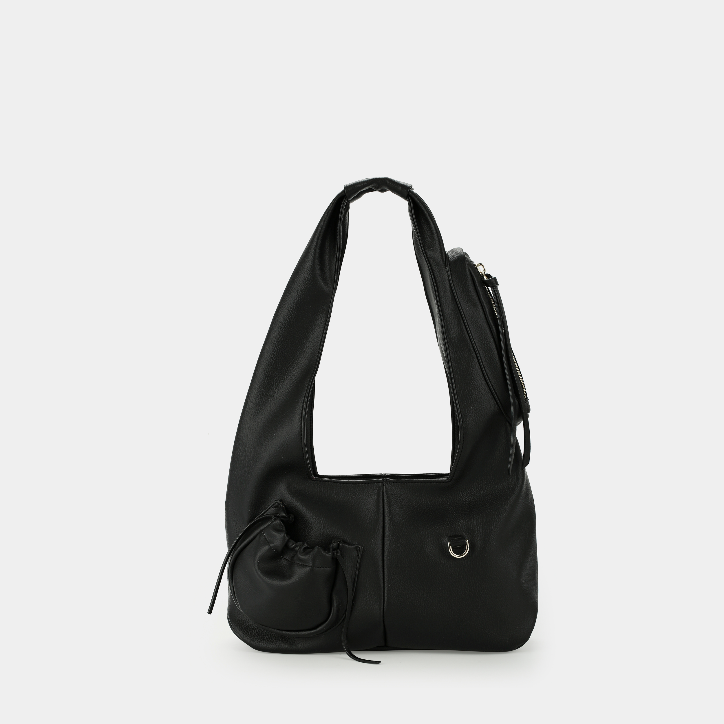 Túi xách Hobo C2-Pocket size Medium (M) màu đen