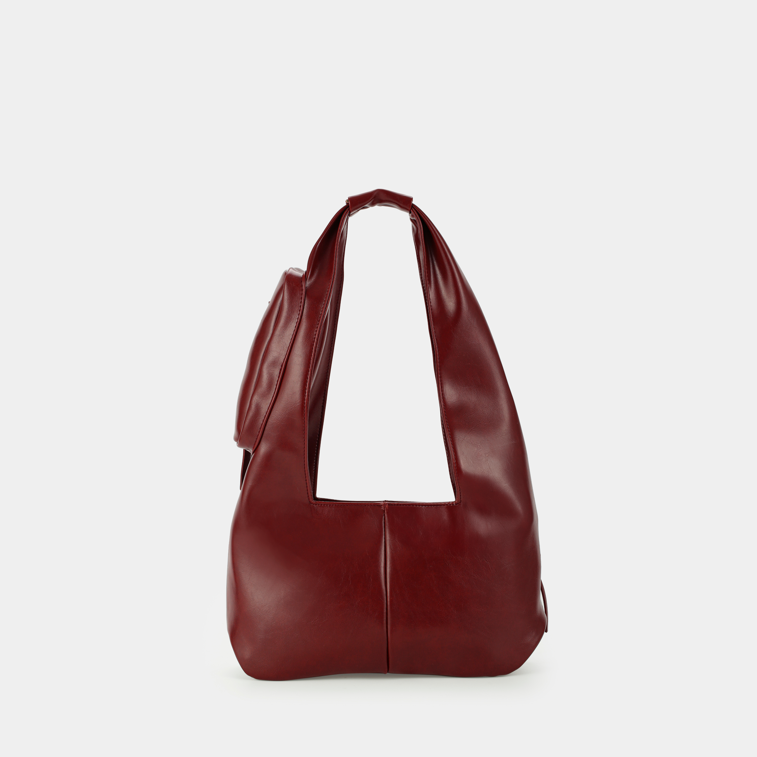 Túi xách Hobo C2-Pocket size Medium (M) màu đỏ đô