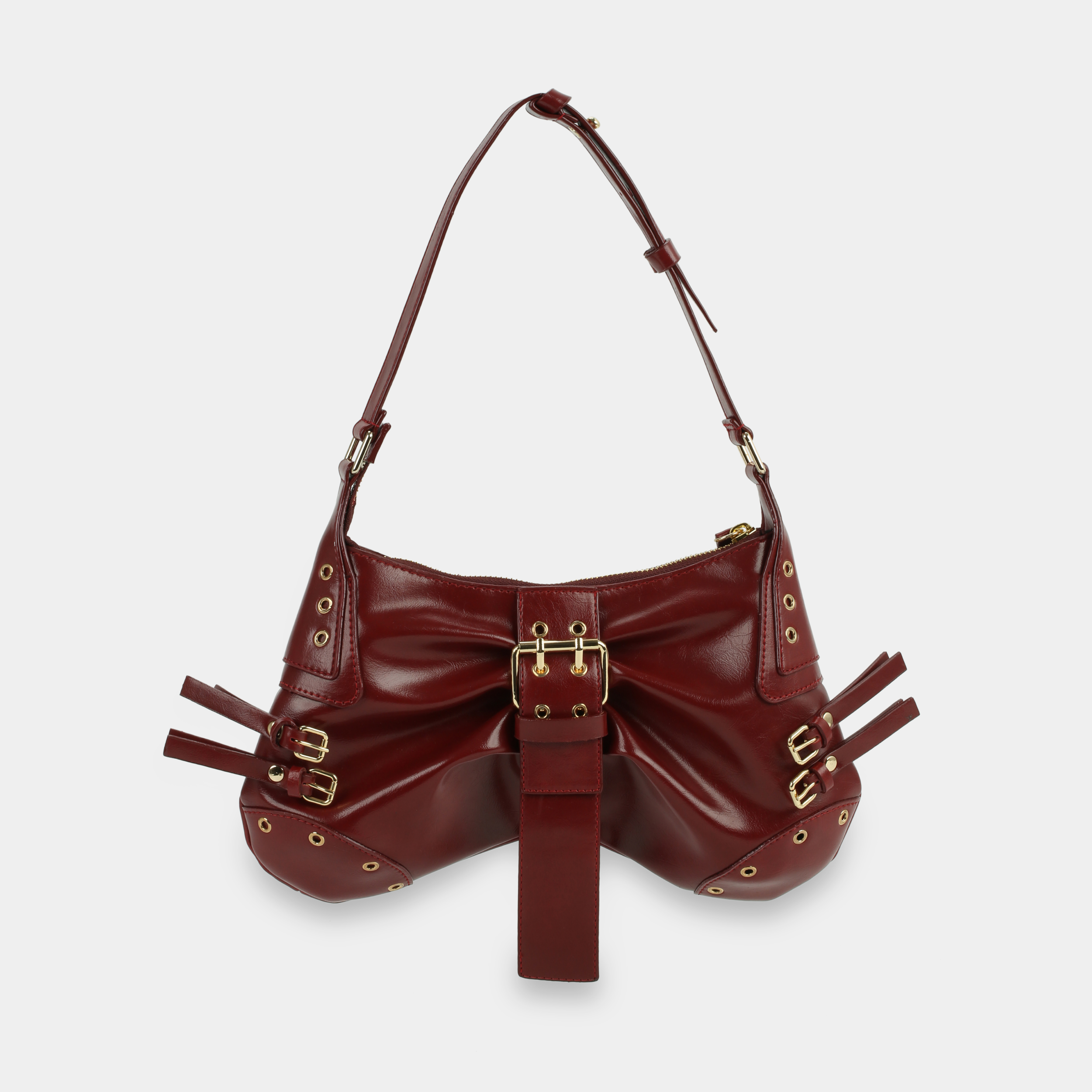 Bag BUTTERFLY in Dark Red