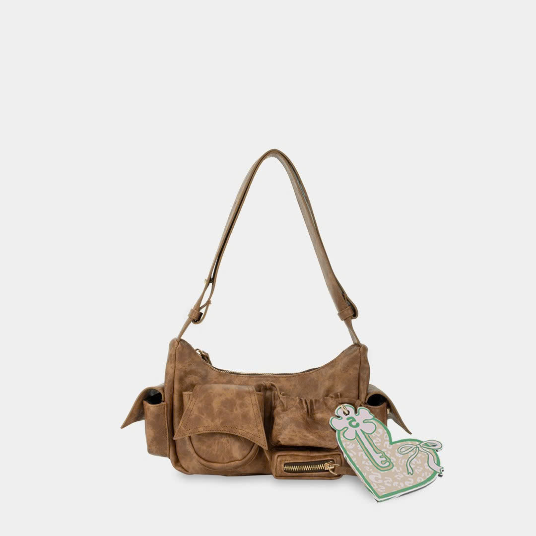 Túi xách C5-Pocket size nhỏ (S) màu nâu