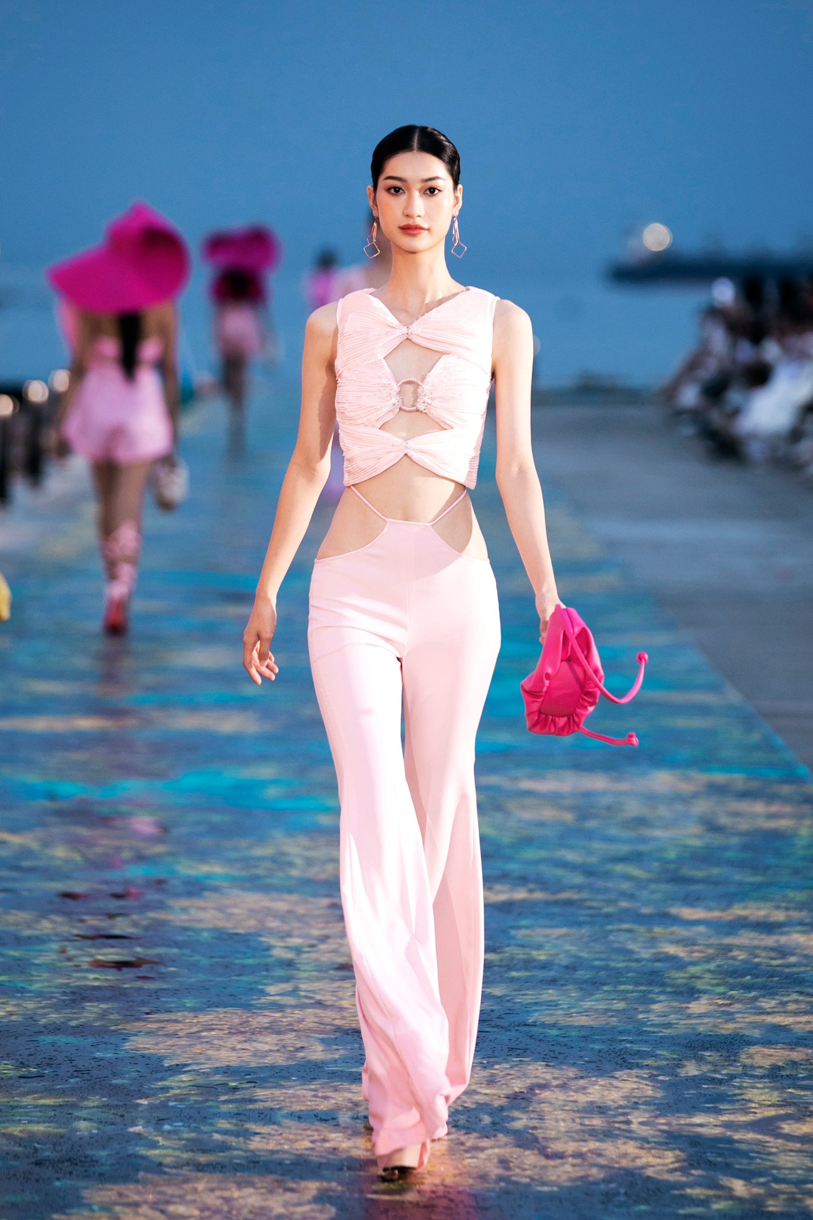 TÚI XÁCH Flower Mini màu tím