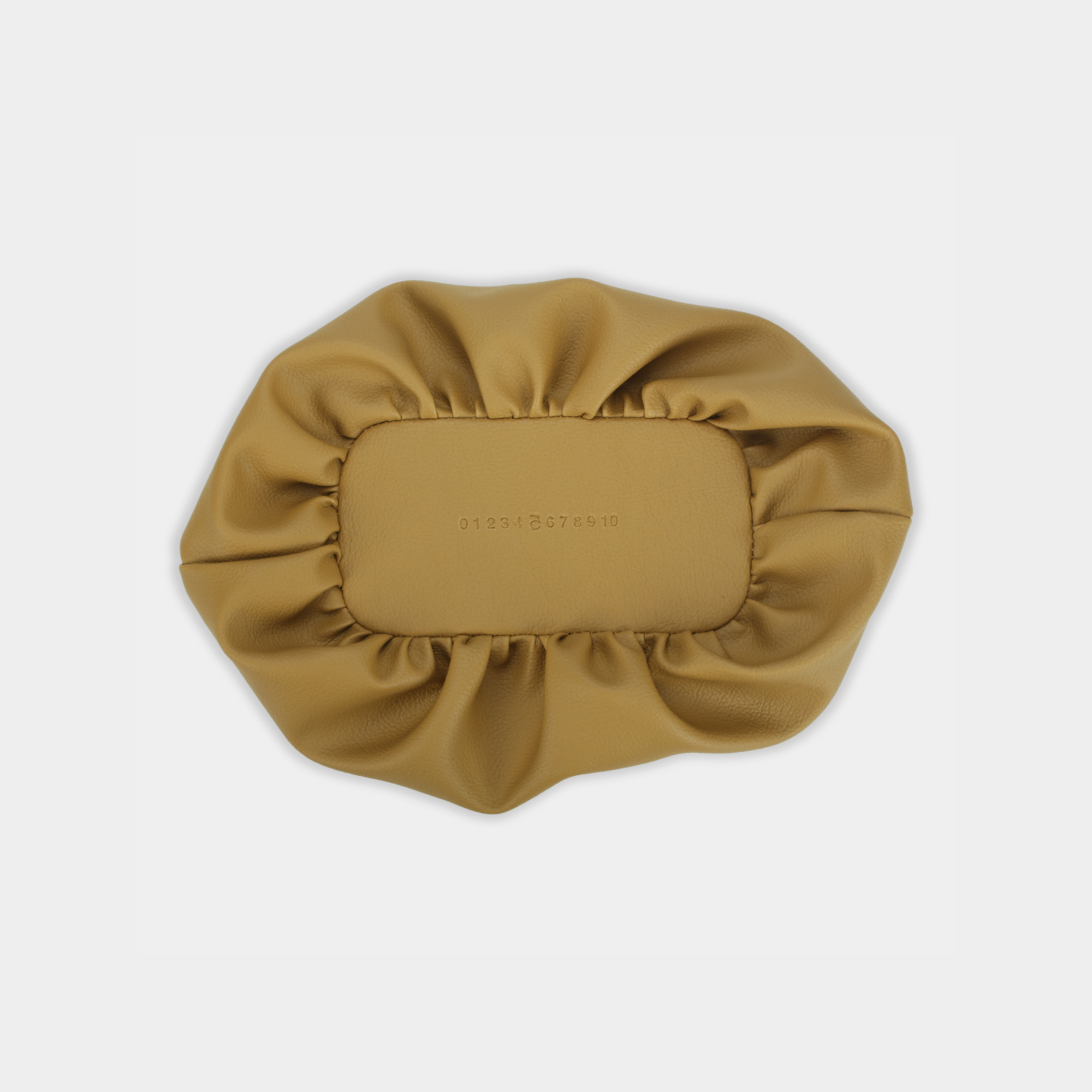 Túi xách Flower M (medium) màu vàng mù tạt