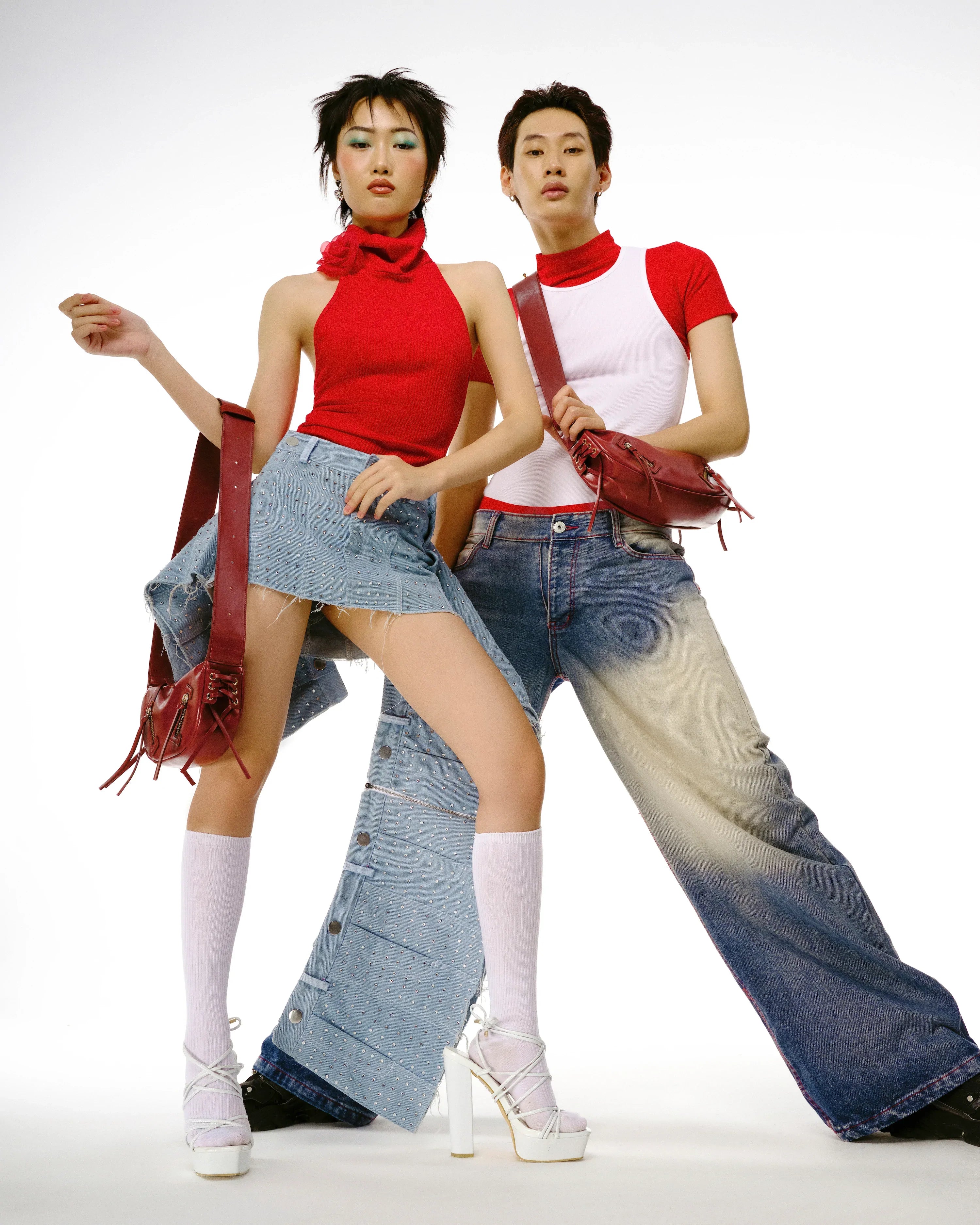 Túi xách LACE size nhỏ (S) màu trắng
