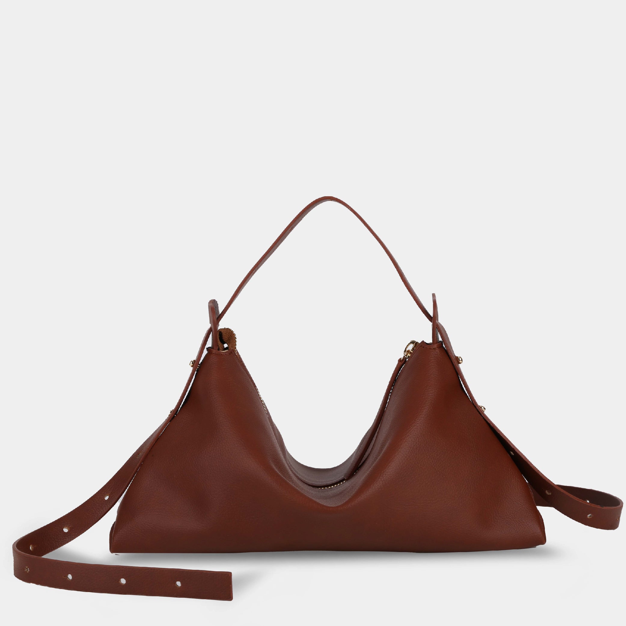 M BAG màu nâu đậm size lớn (M) CHAUTFIFTH