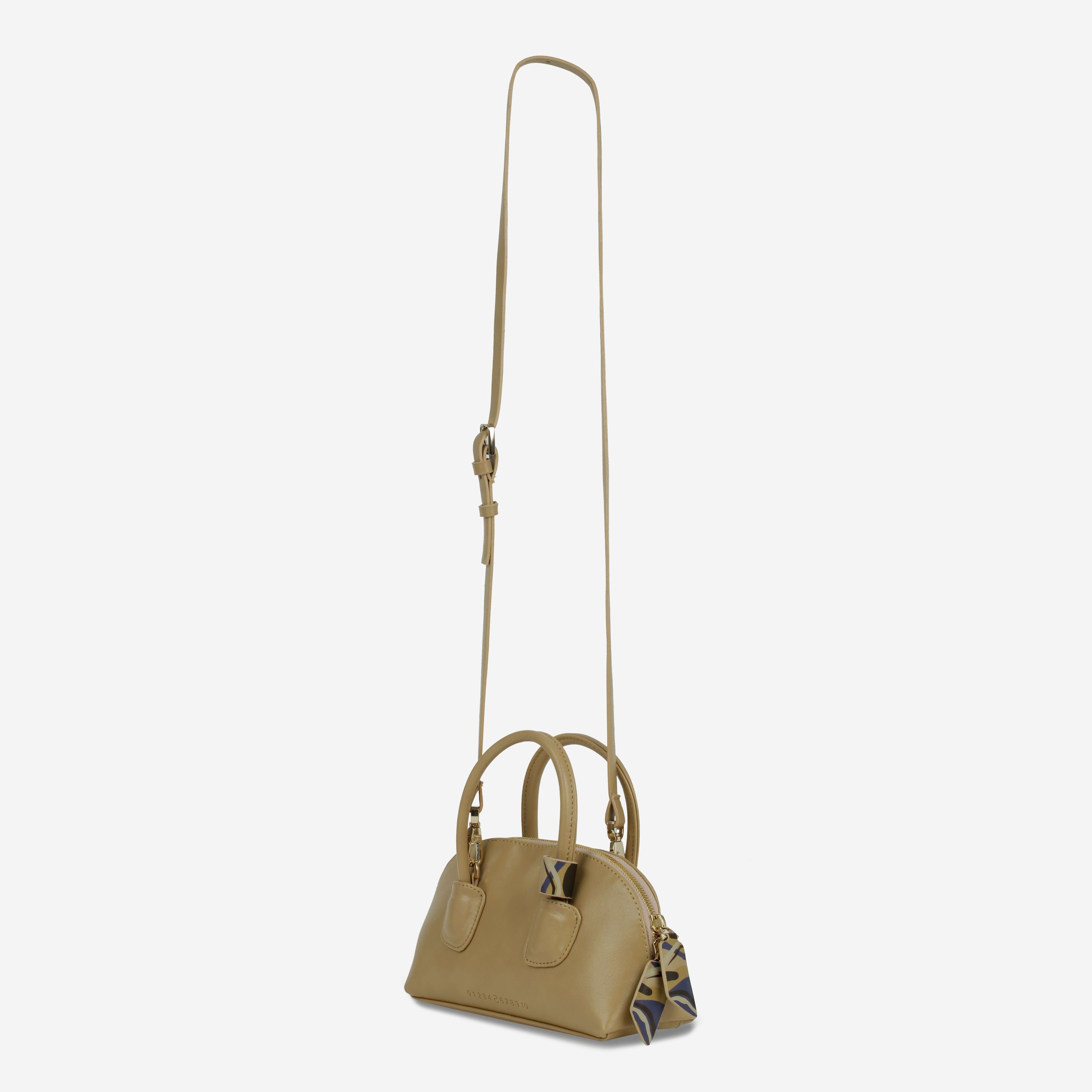TACOS handbag beige color small size (S)