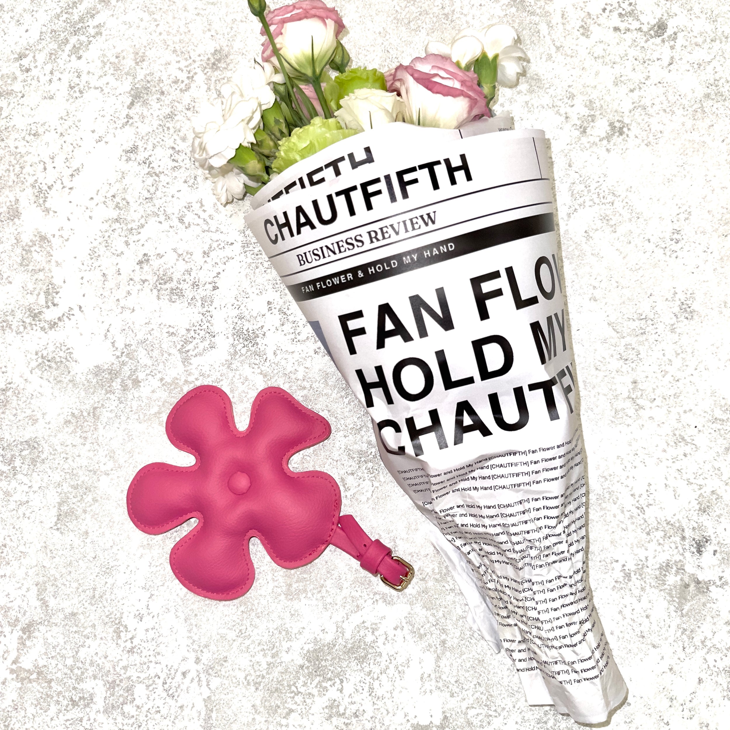 Phụ kiện Hoa cánh quạt màu hồng CHAUTFIFTH