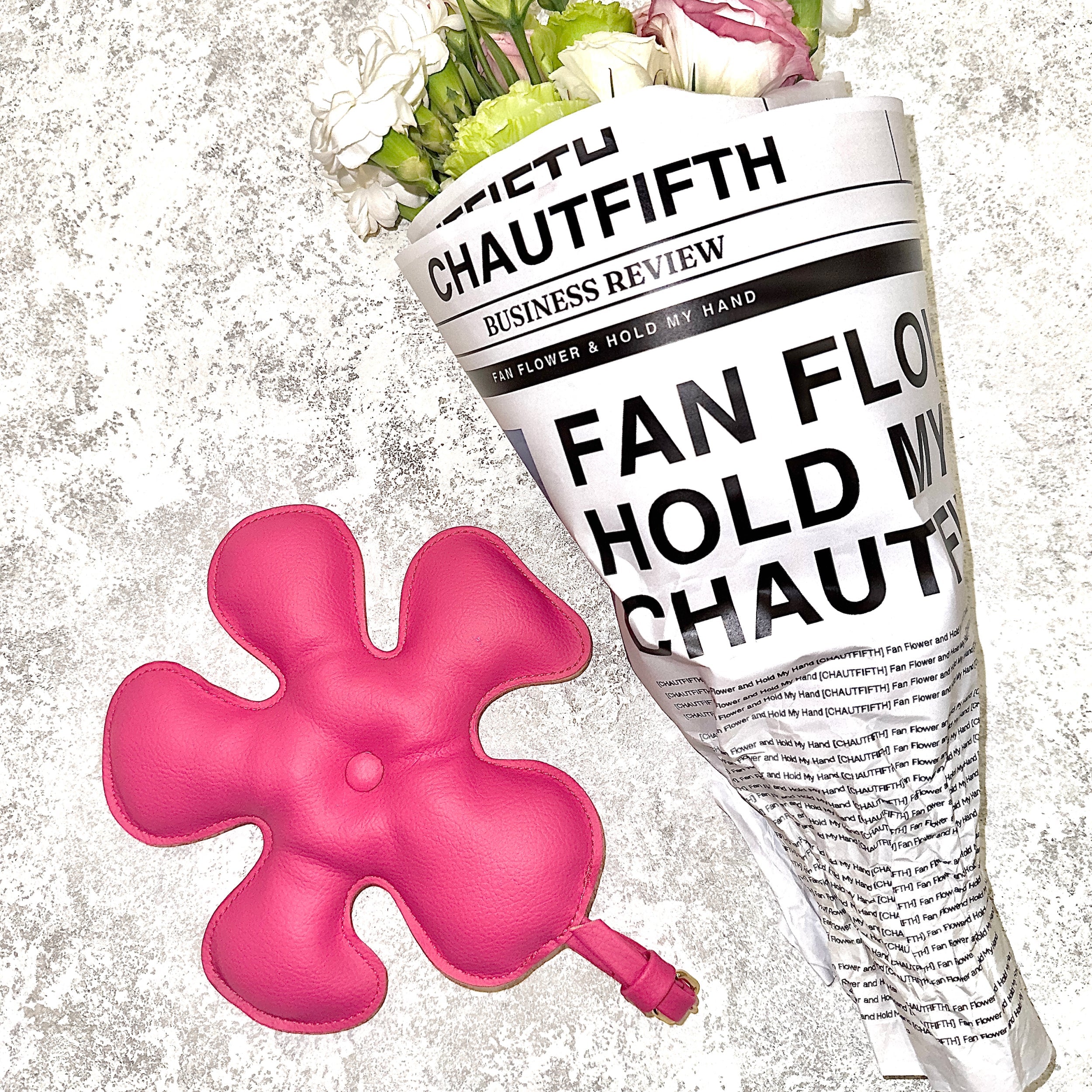 Phụ kiện Hoa cánh quạt màu hồng CHAUTFIFTH
