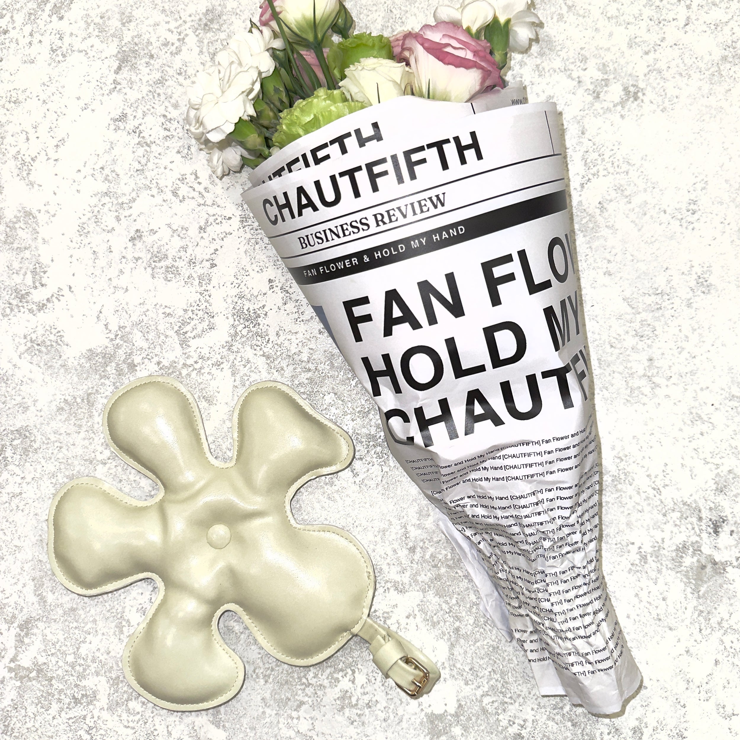 Phụ kiện Hoa cánh quạt màu trắng CHAUTFIFTH