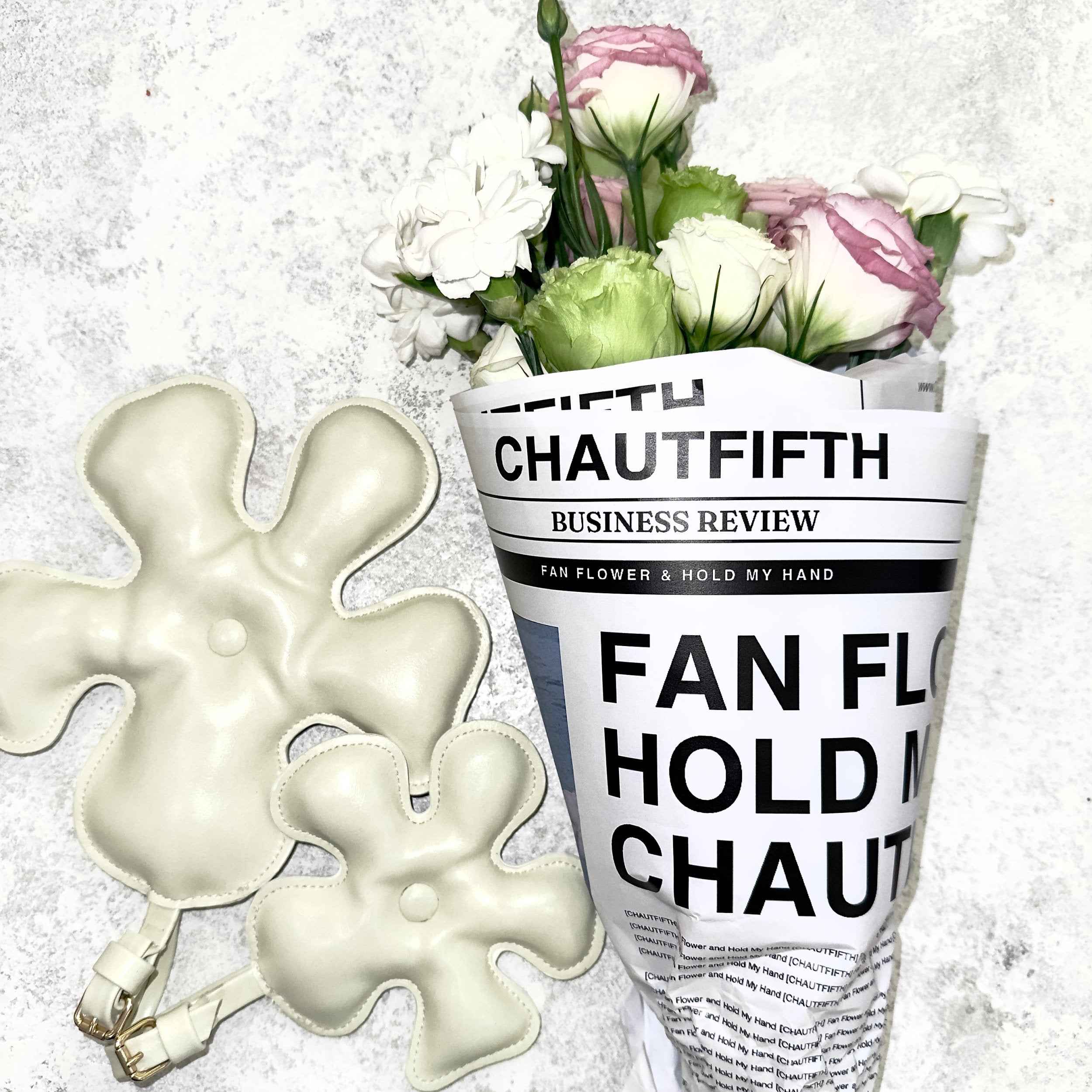 Phụ kiện Hoa cánh quạt màu trắng CHAUTFIFTH