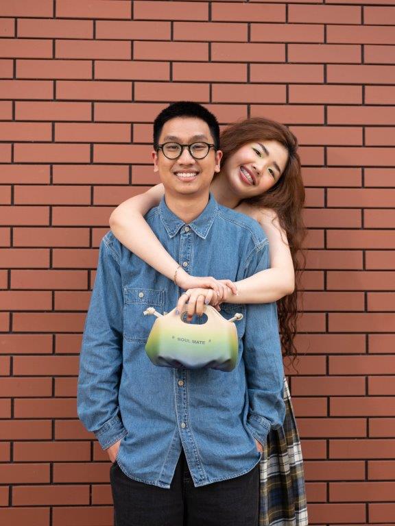 Flower Mini bag with SOUL MATE motifs