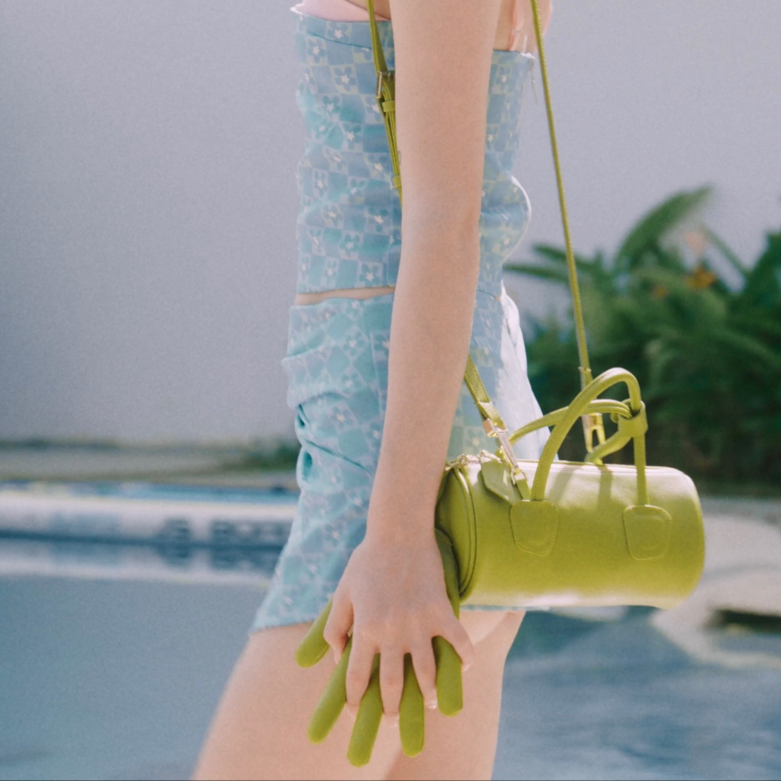 Bag ROLL in Avocado Green