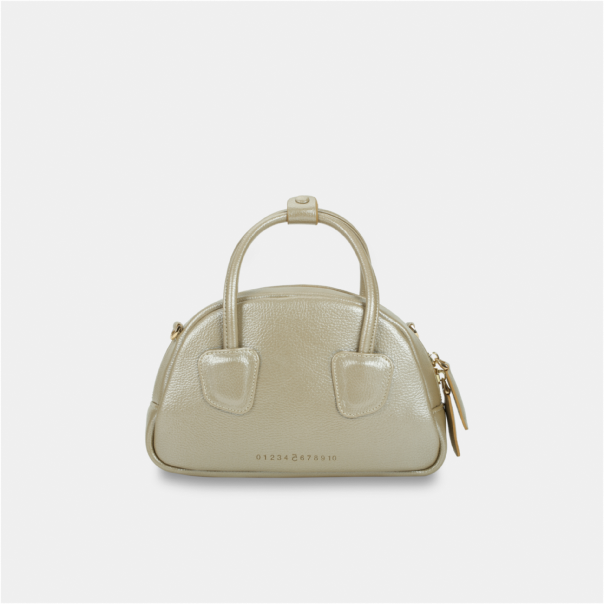 Bag TACOS Medium size (M) in Metallic Nude