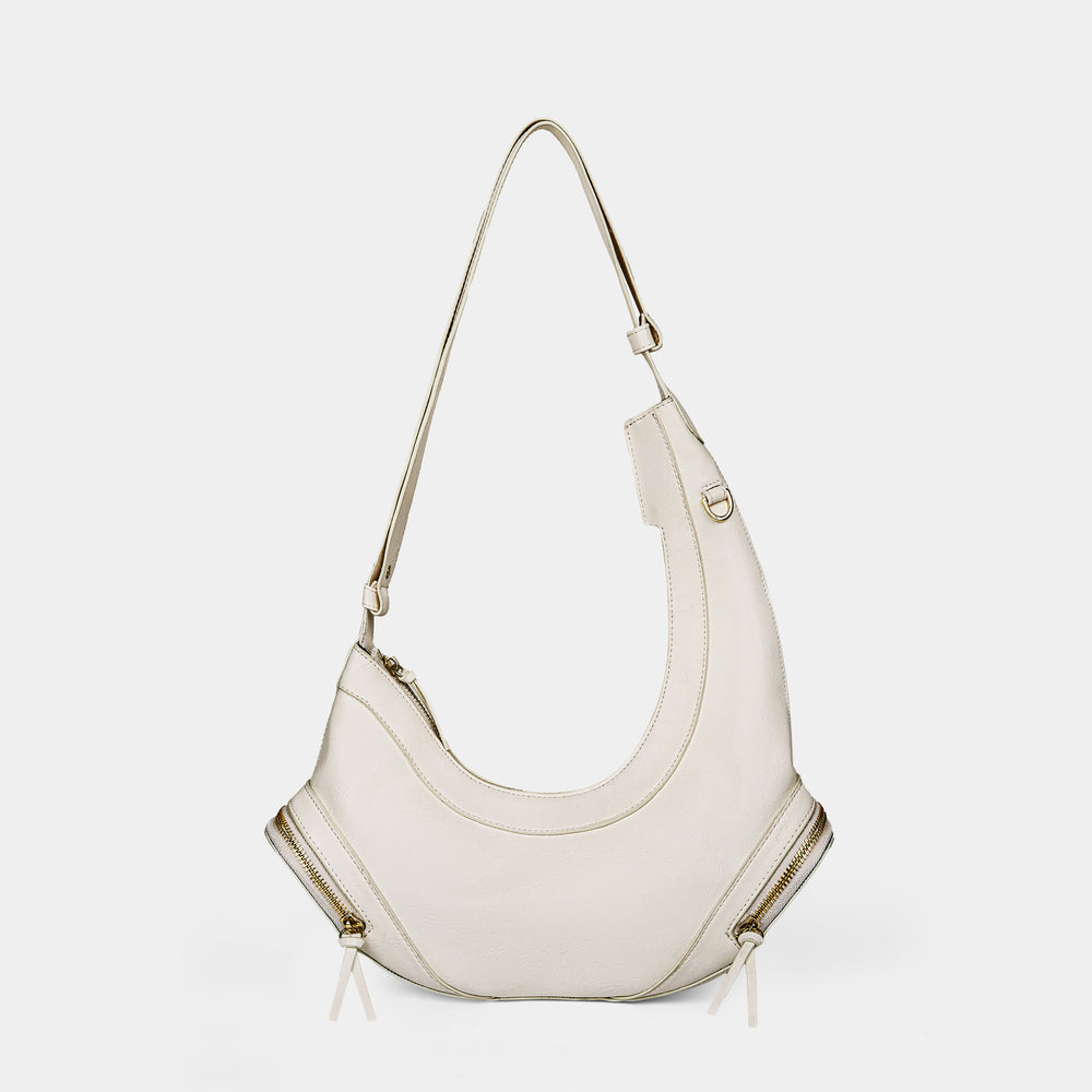 Lepont Crescent Bag - Caramel