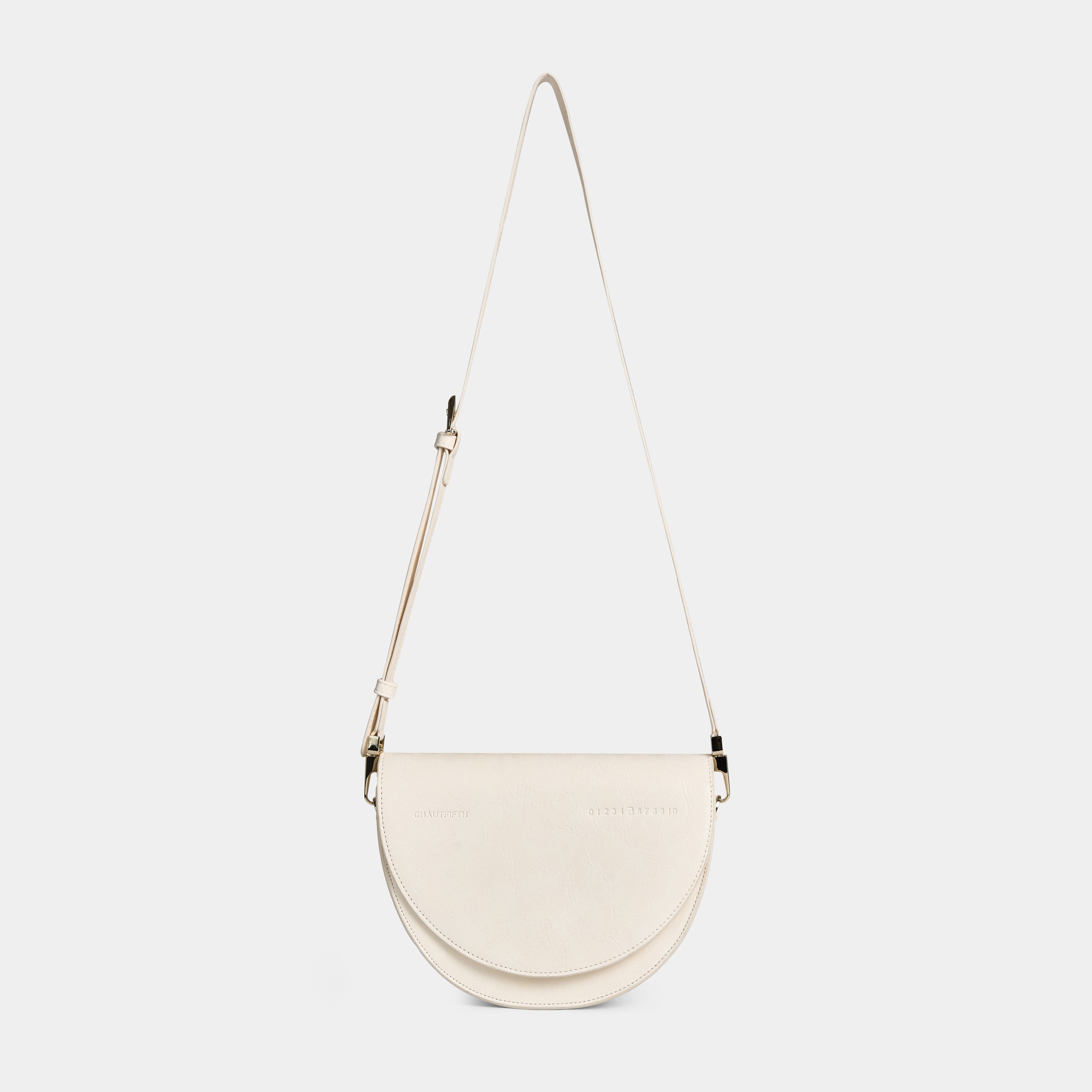 Bag DEMI Cream White with texture