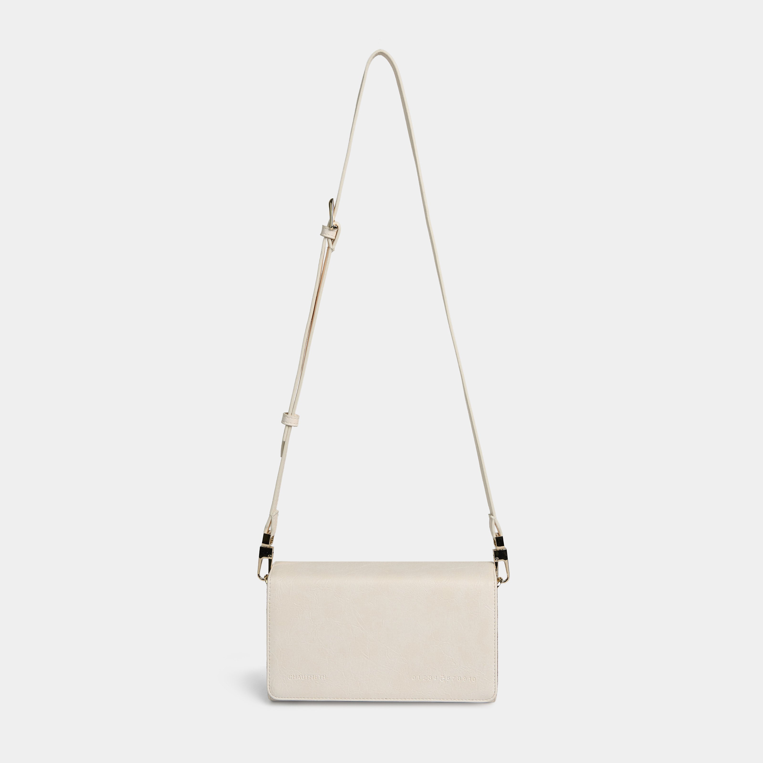Bag KAMELEON in Cream White with Texture