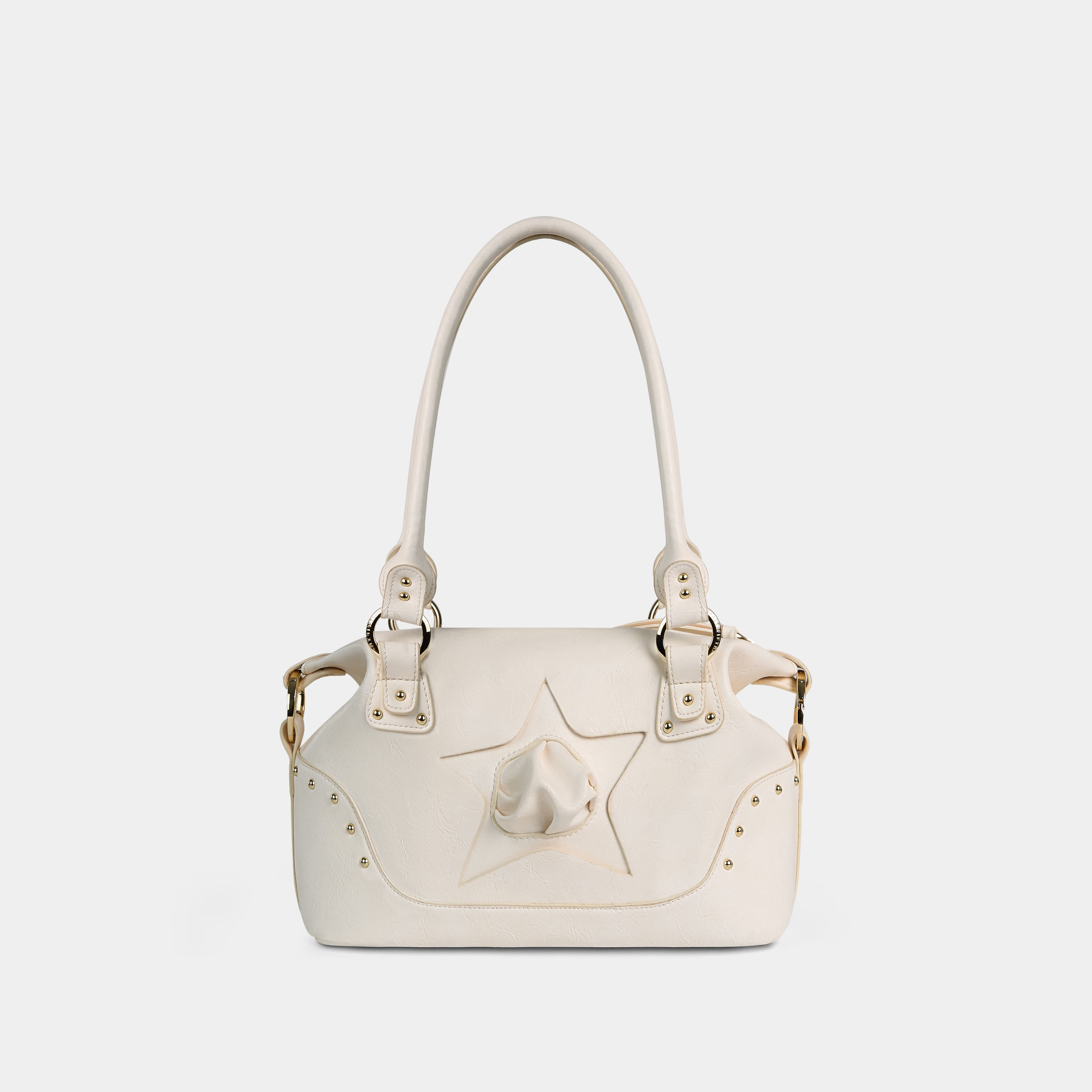 Bag Y2K STAR Cream White with texture