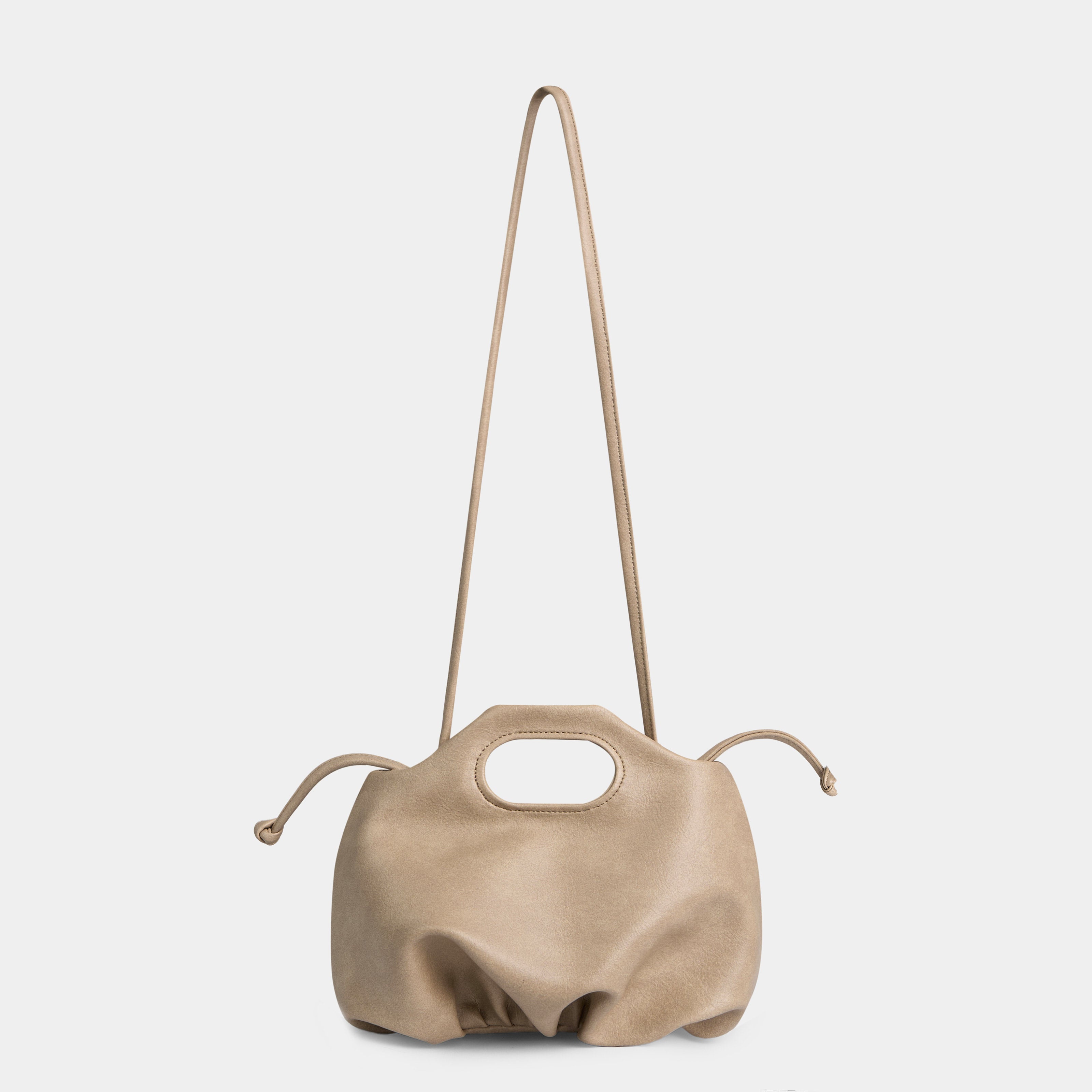 Bag Mini Flower Cream White with texture