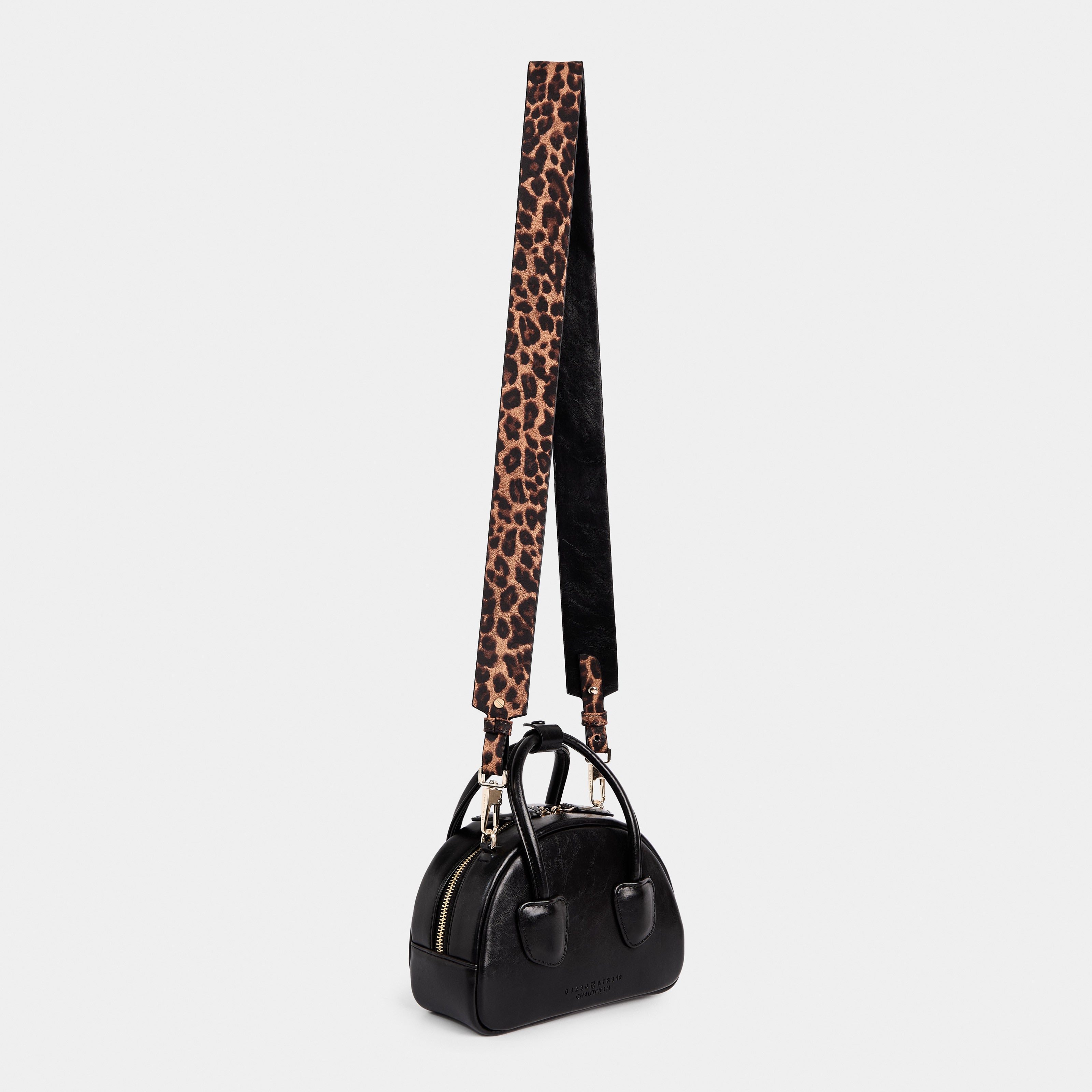 Strap 4CM WIDE BAG Leopard x Black