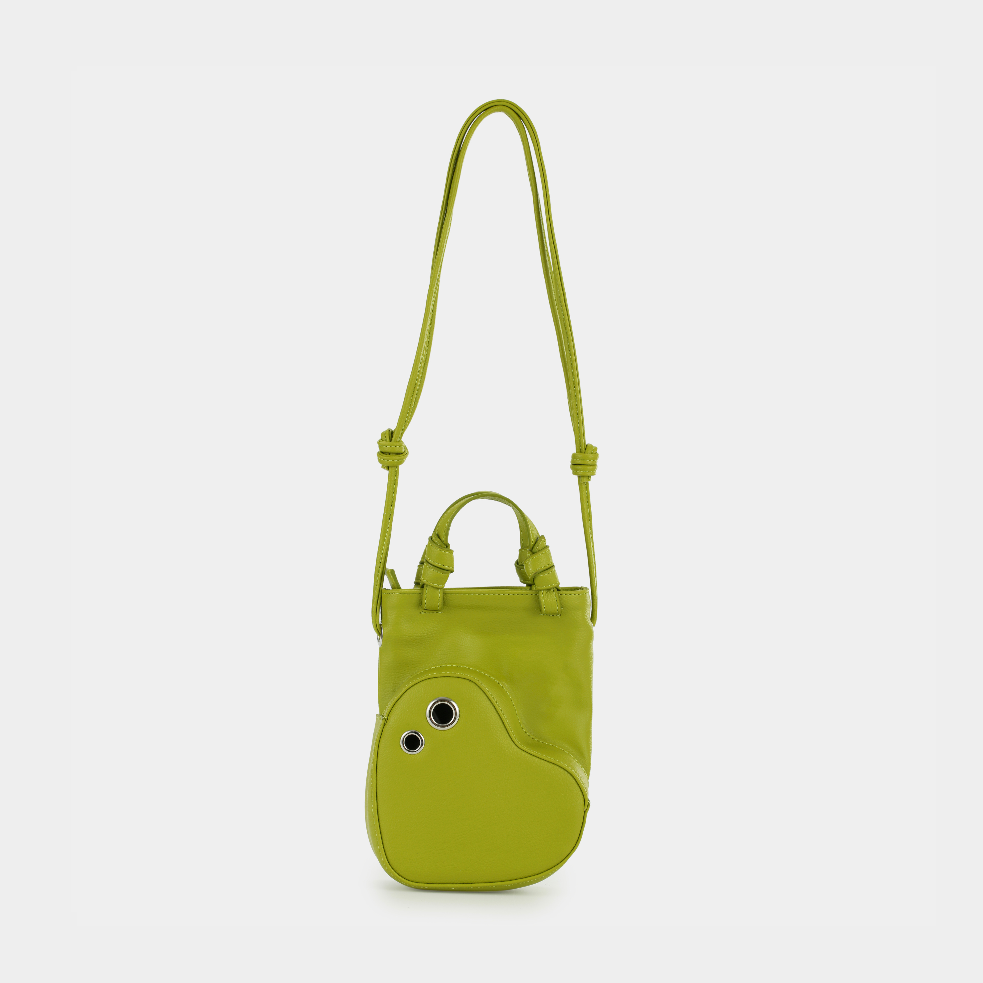 Growing Heart handbag in avocado green