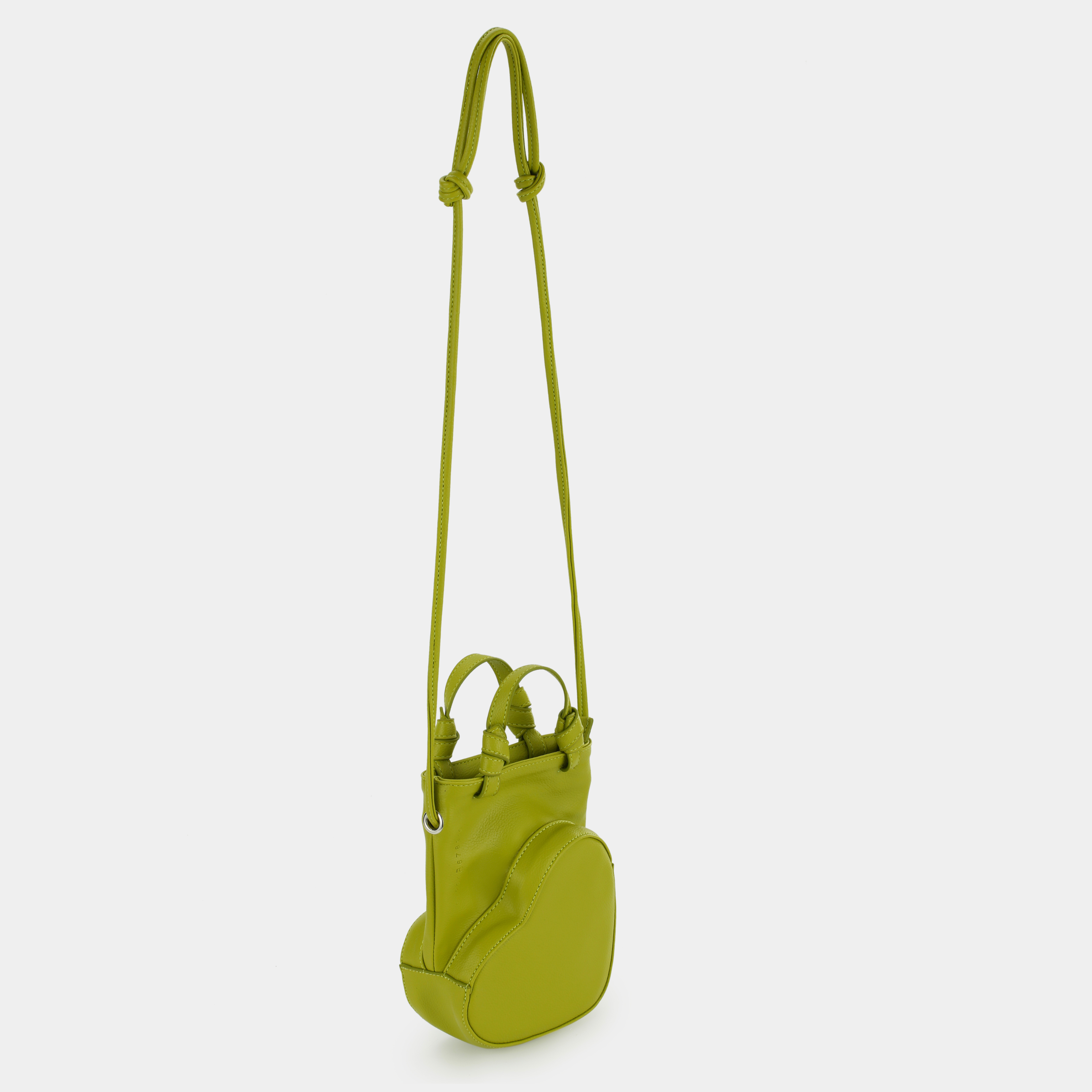Growing Heart handbag in avocado green