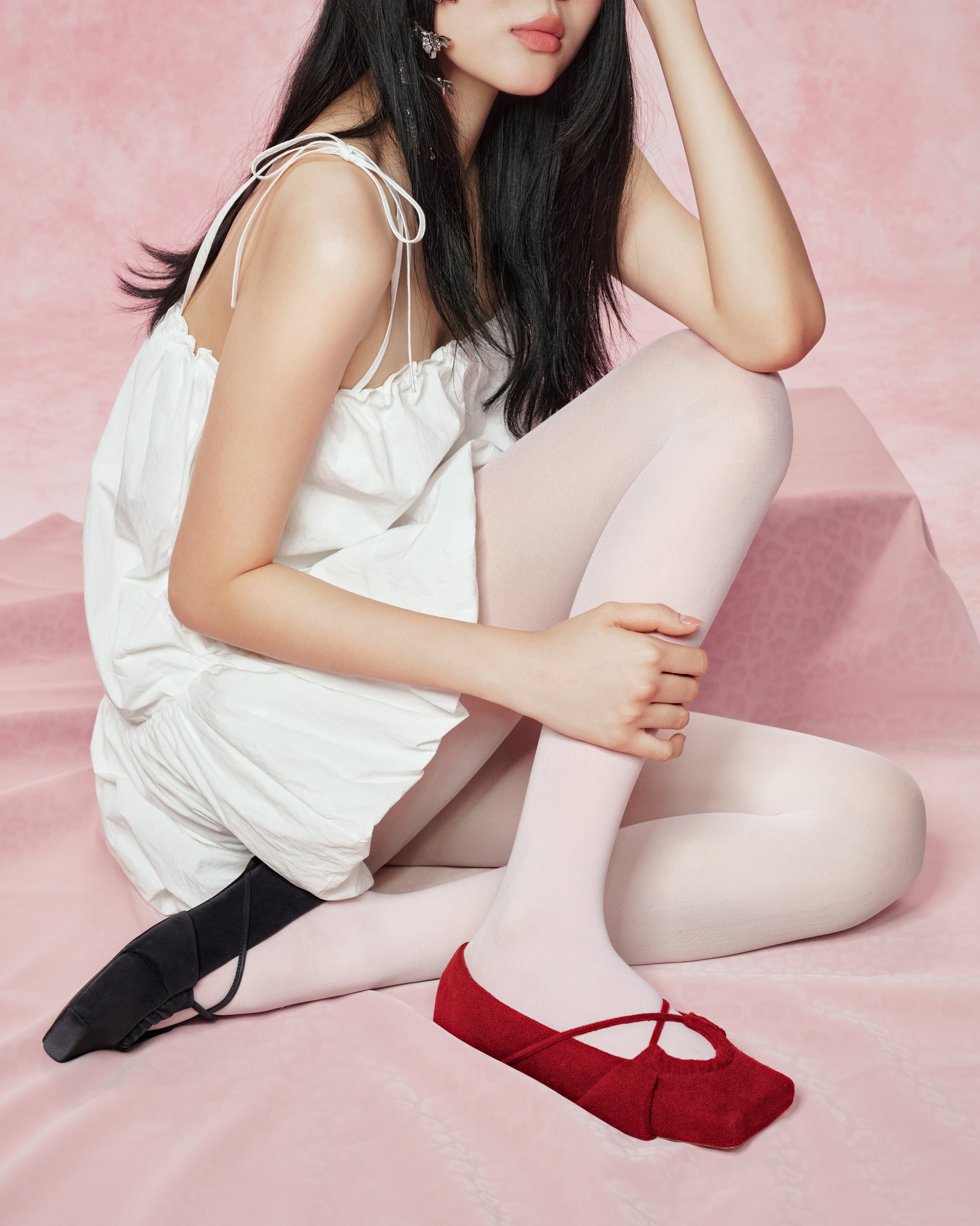 Shoes SQUARE X Ballet Flats Red