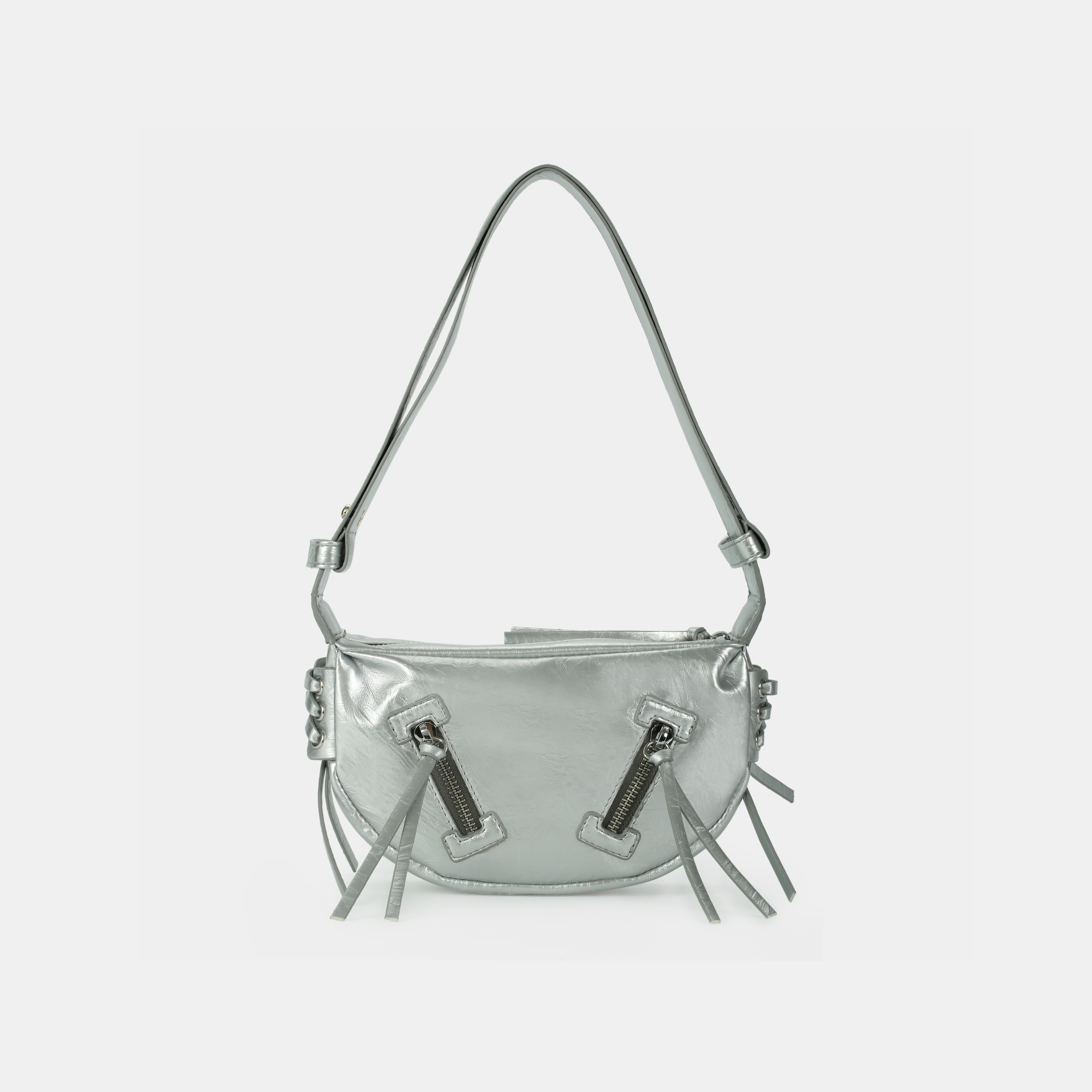 LACE bag small size (S) silver