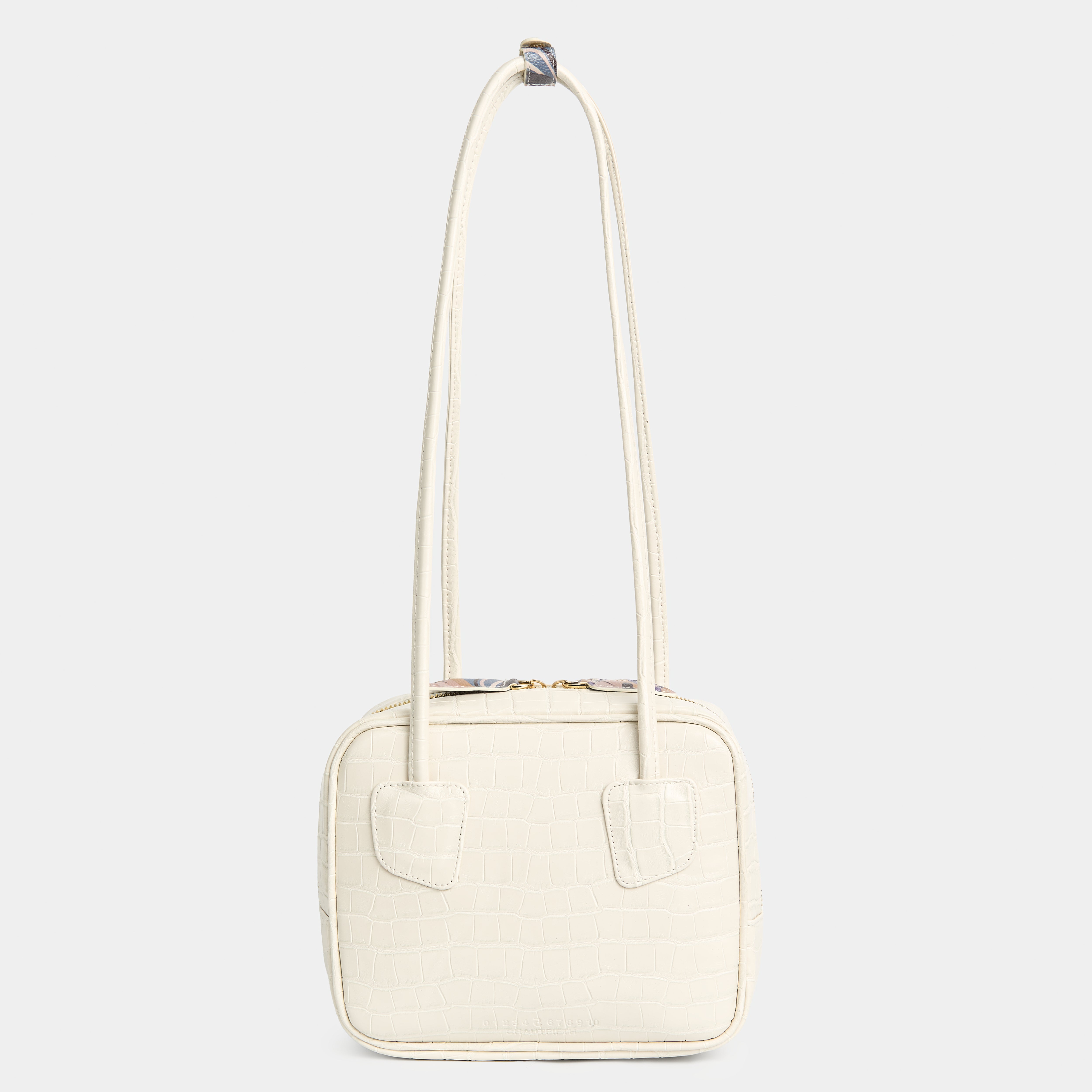 Bag Sandwich Crocodile White Cream - Art Edition