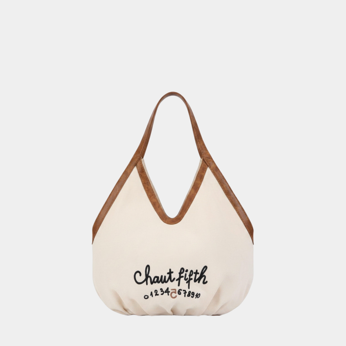Bag OVERSIZE FLOWER (S) — Brown