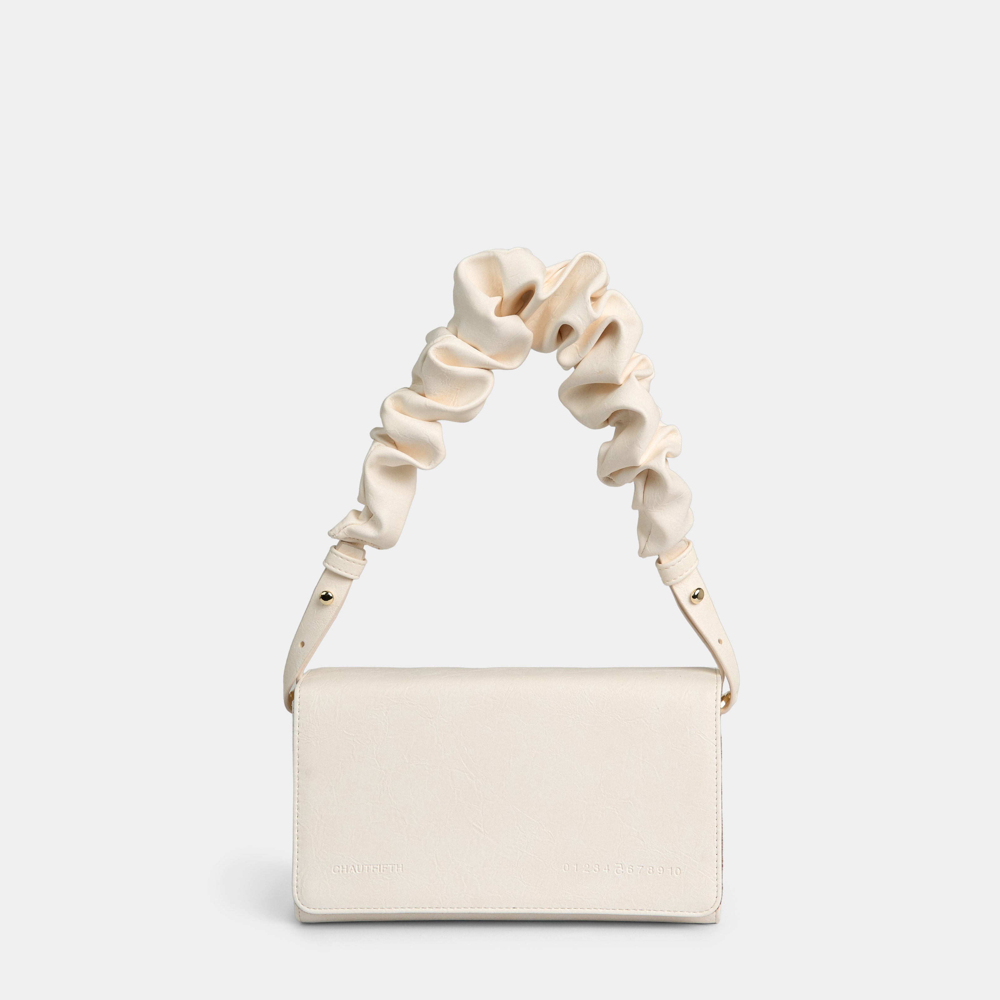 Bag KAMELEON in Cream White with Texture