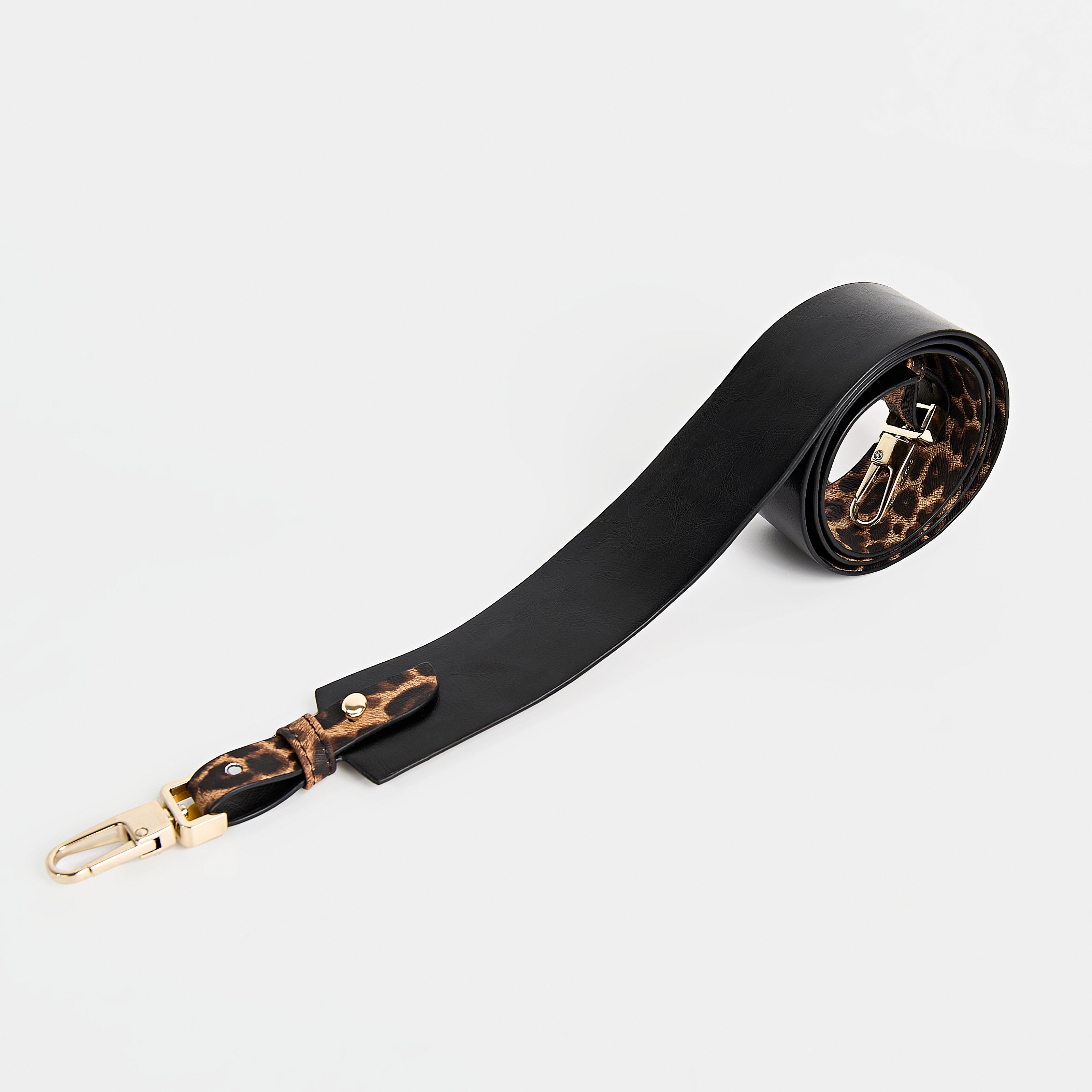 Strap 4CM WIDE BAG Leopard x Black