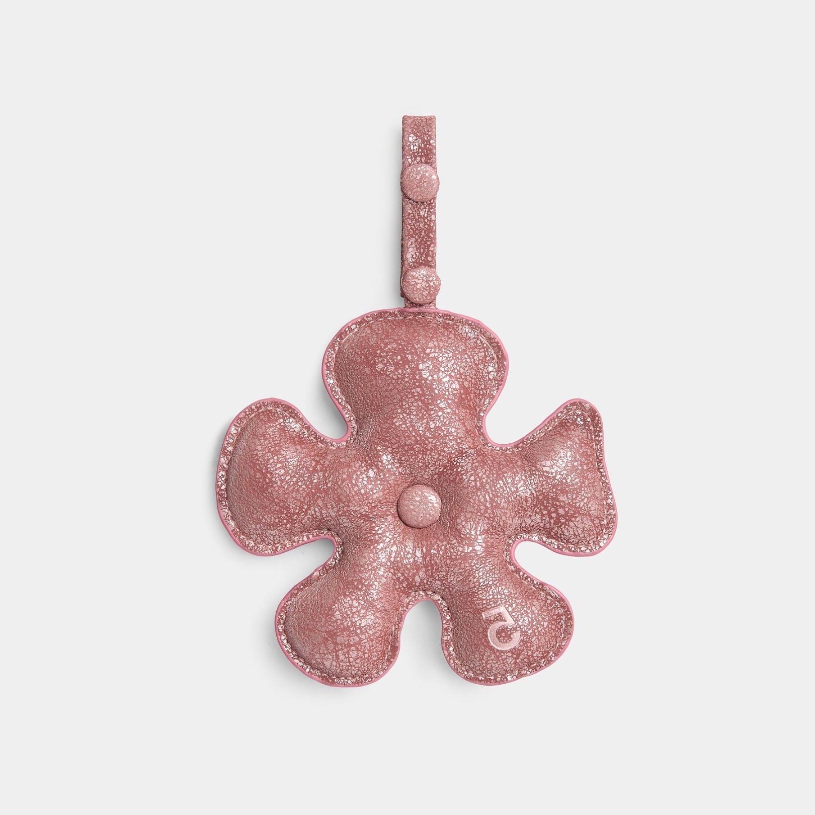 Phụ kiện Hoa cánh quạt size nhỏ (S) màu Hồng ruốc ánh kim