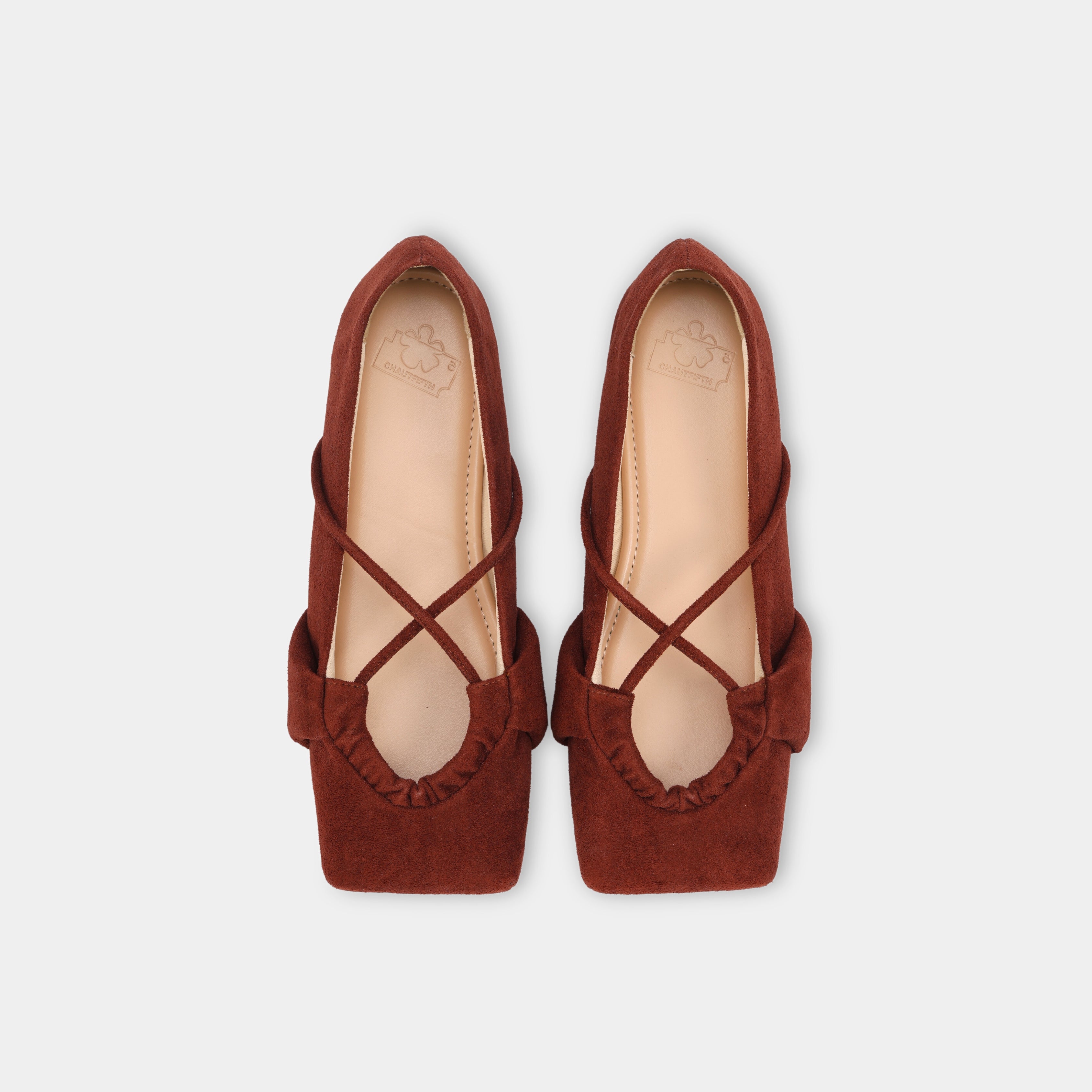 Shoes SQUARE X Ballet Flats Brown