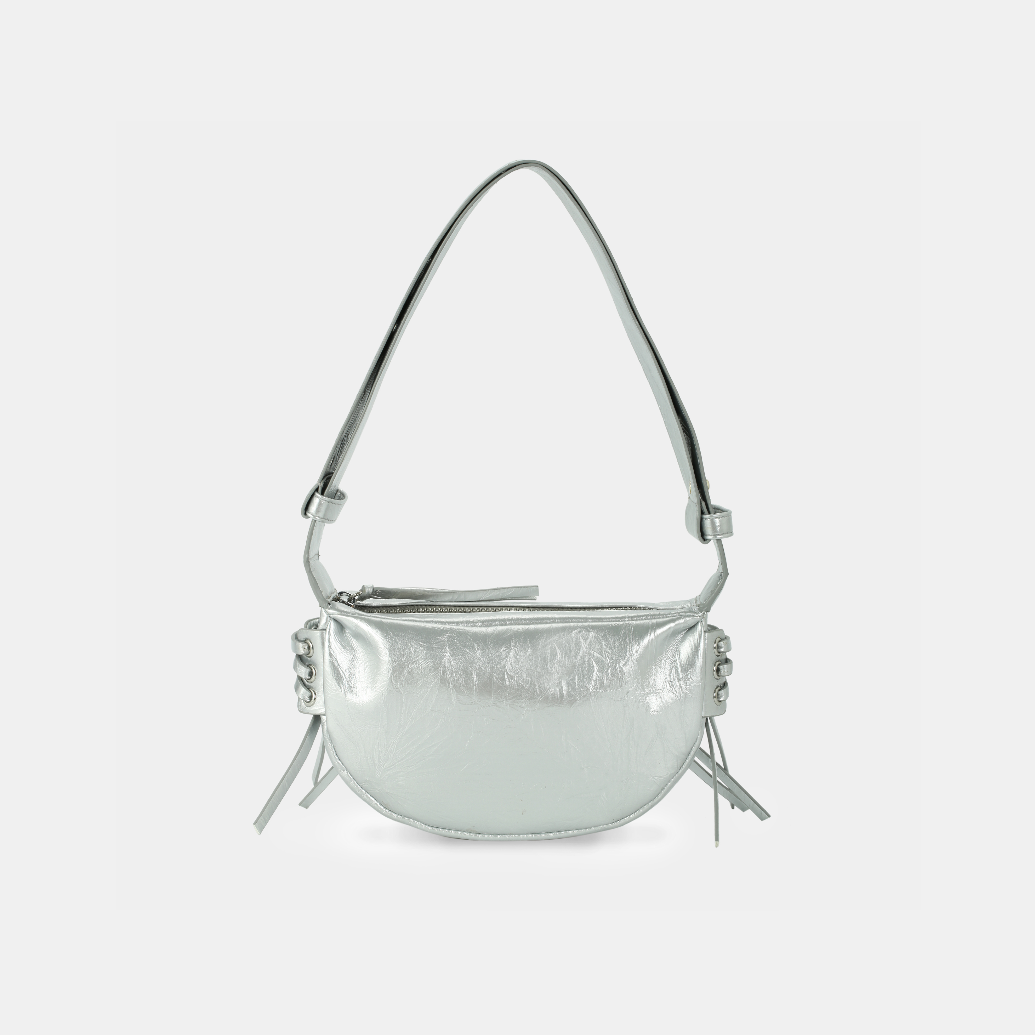 LACE bag small size (S) silver