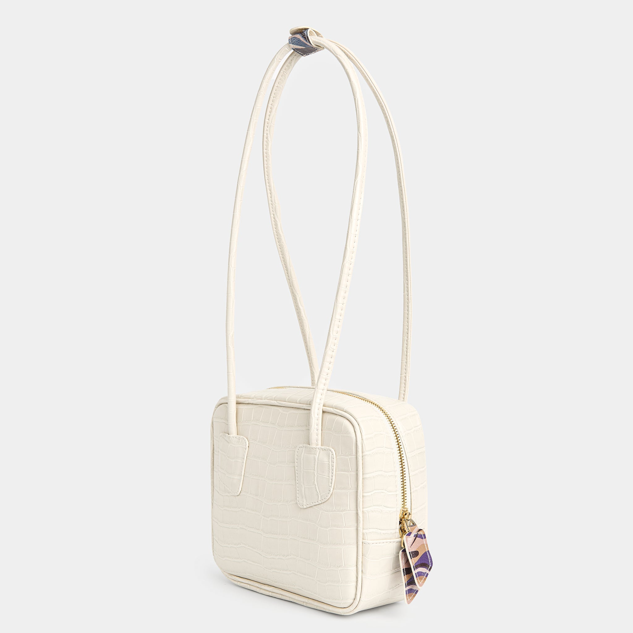 Bag Sandwich Crocodile White Cream - Art Edition
