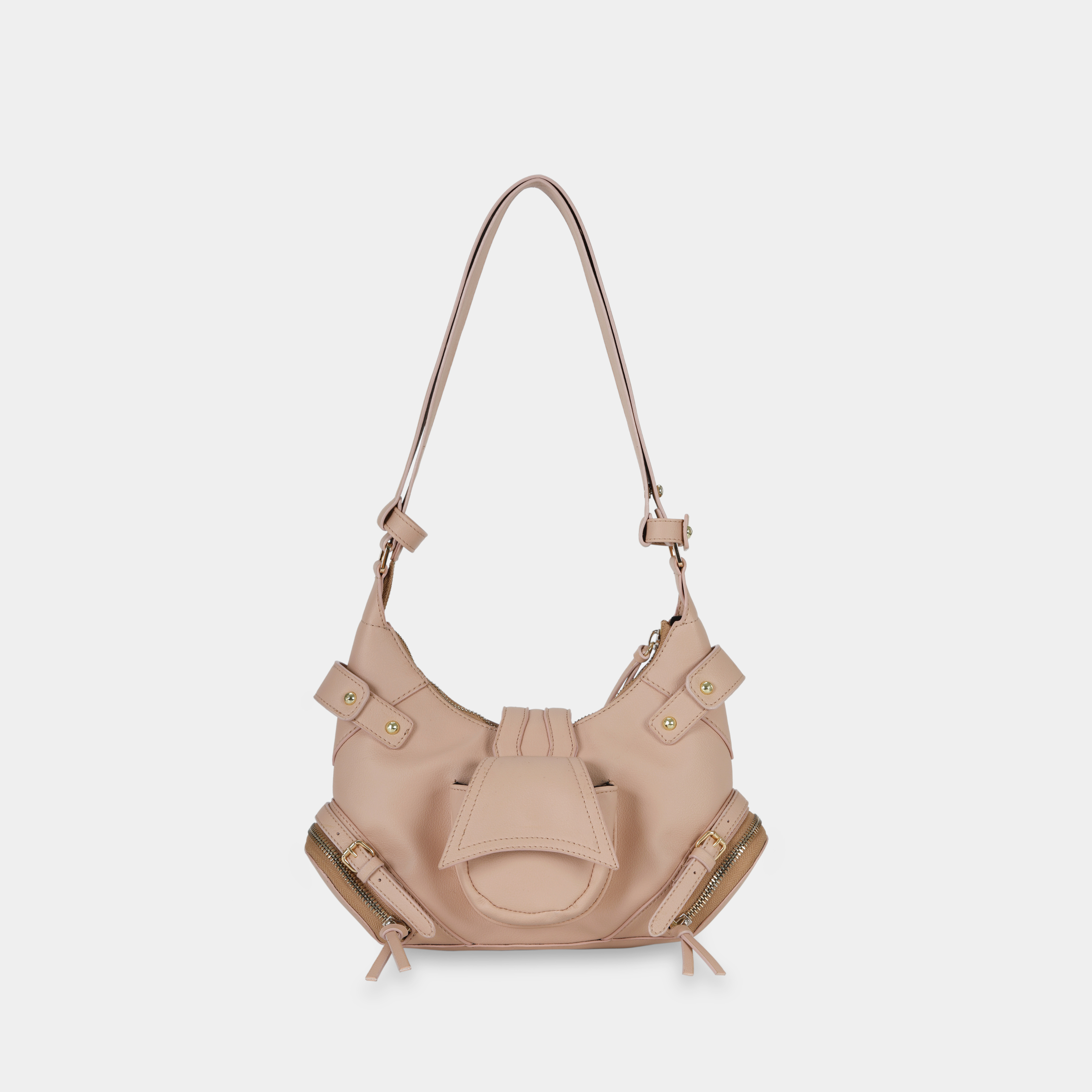 Handbag 2-FACE size S in Baby Pink