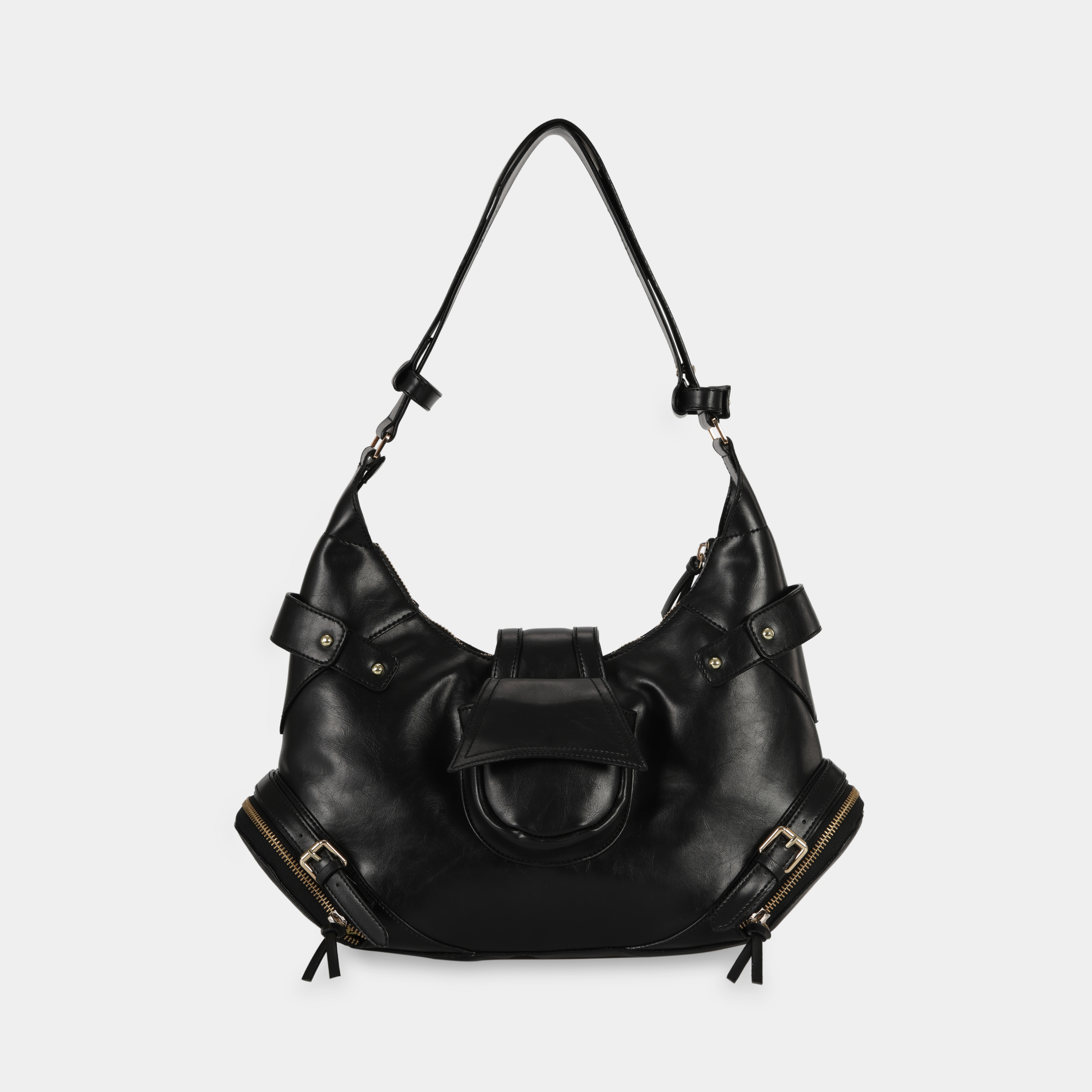 Handbag 2-FACE size M in Black